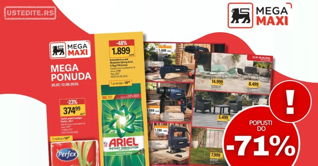 Mega Maxi katalog 30.7-12.8.2026.