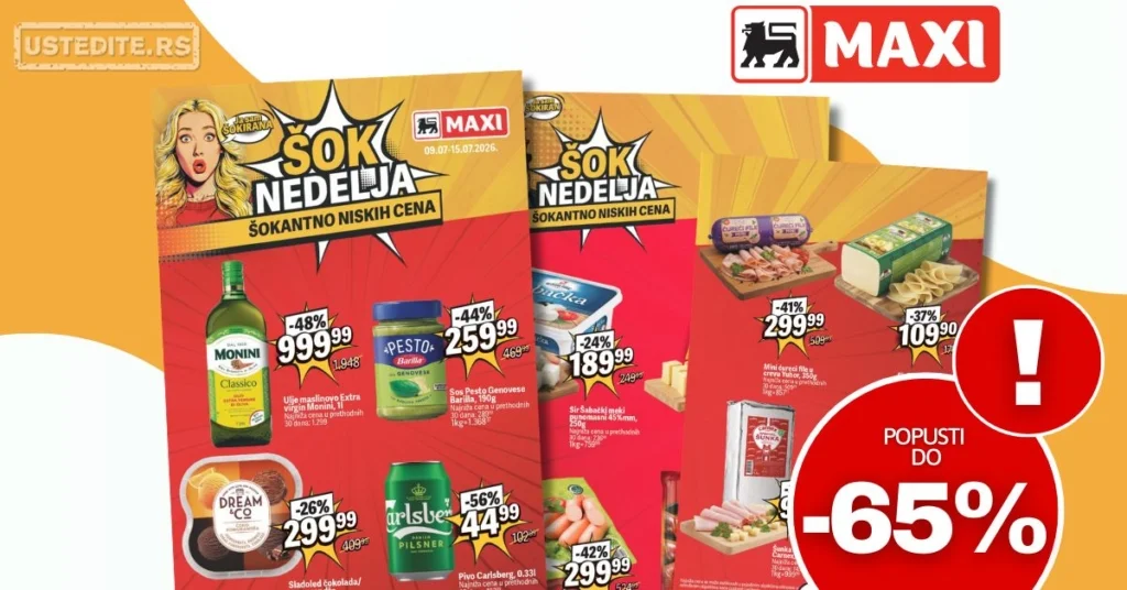 Maxi katalog ŠOK NEDELJA 9-15.7.2026.