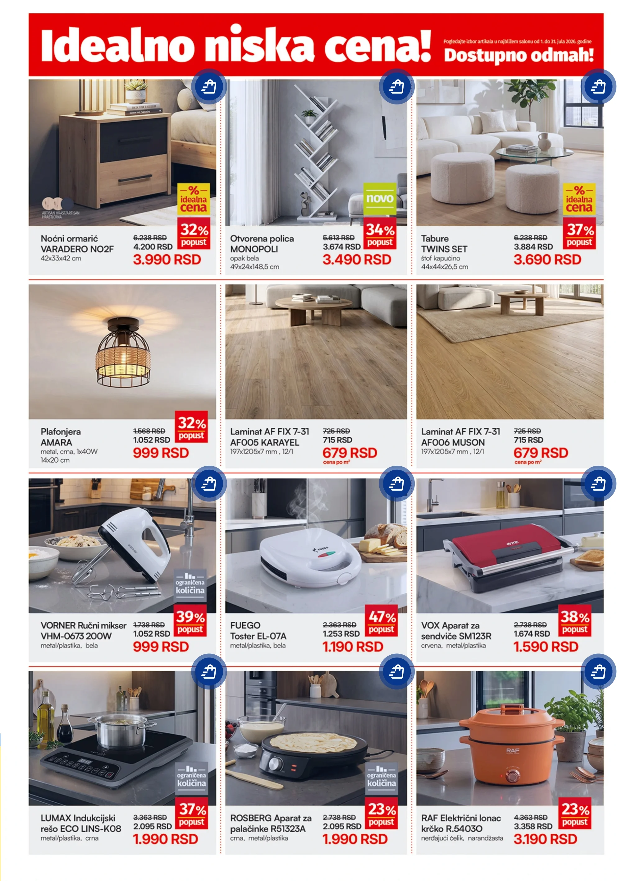 Forma ideale katalog ZA SVAKI DEO VAŠEG DOMA jul 2026. - str. 2