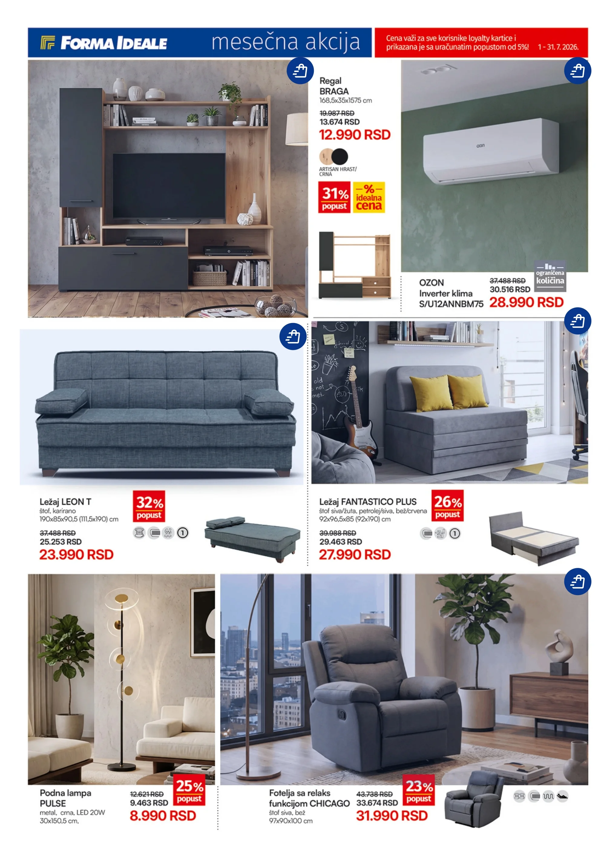 Forma ideale katalog ZA SVAKI DEO VAŠEG DOMA jul 2026. - str. 4