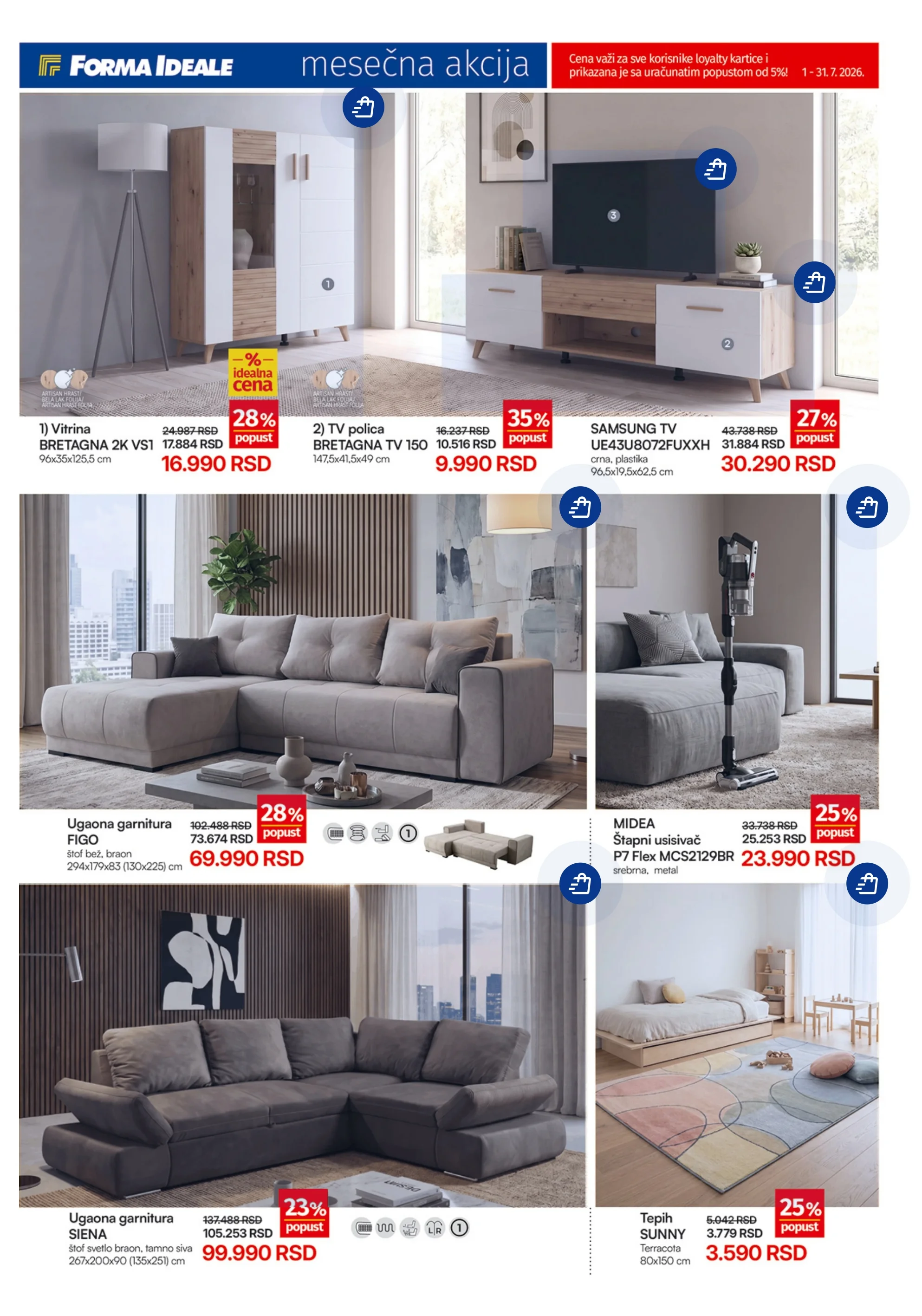 Forma ideale katalog ZA SVAKI DEO VAŠEG DOMA jul 2026. - str. 5