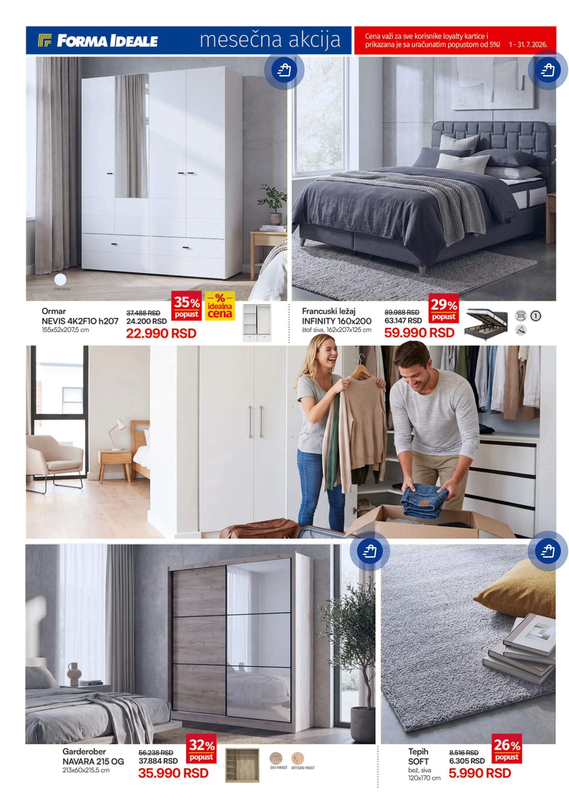 Forma ideale katalog ZA SVAKI DEO VAŠEG DOMA jul 2026. - str. 6