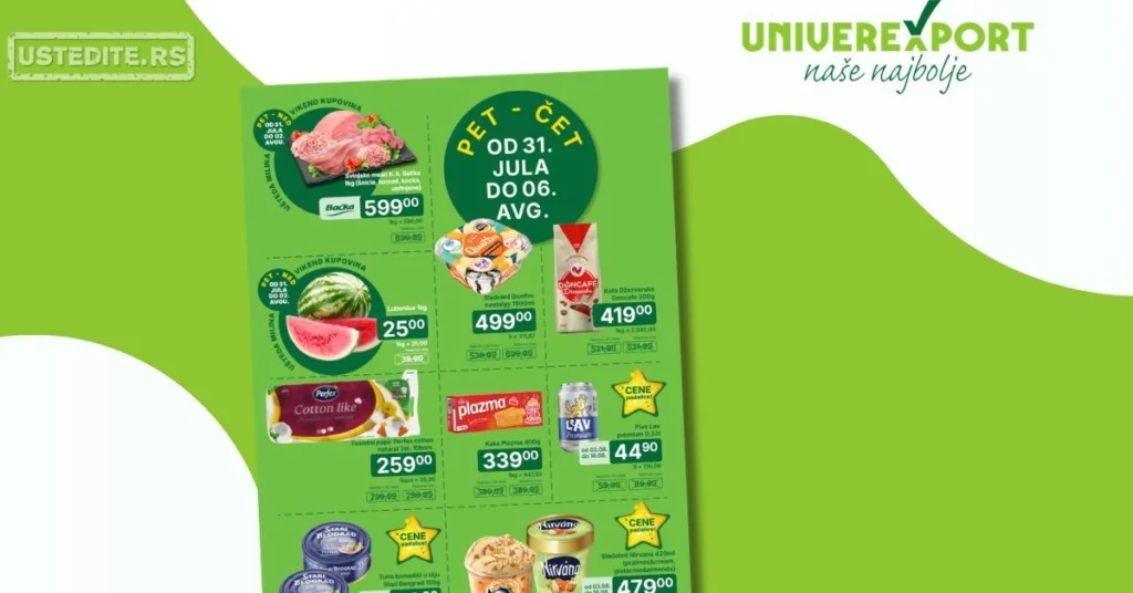 Univerexport katalog 31.7-6.8.2026.