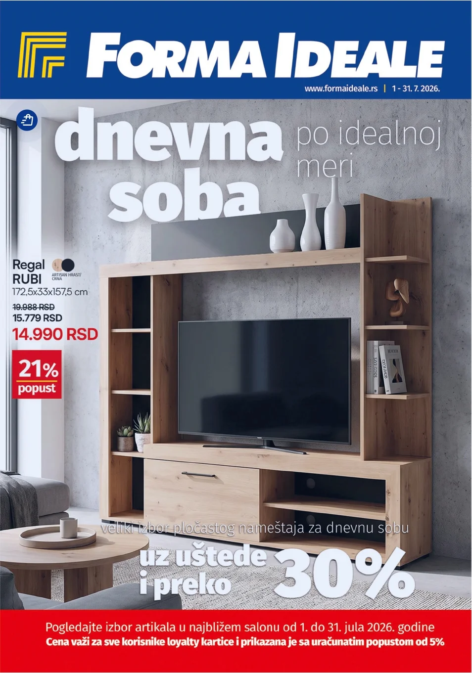 Forma ideale katalog DNEVNA SOBA 1-31.7.2026. - str. 1