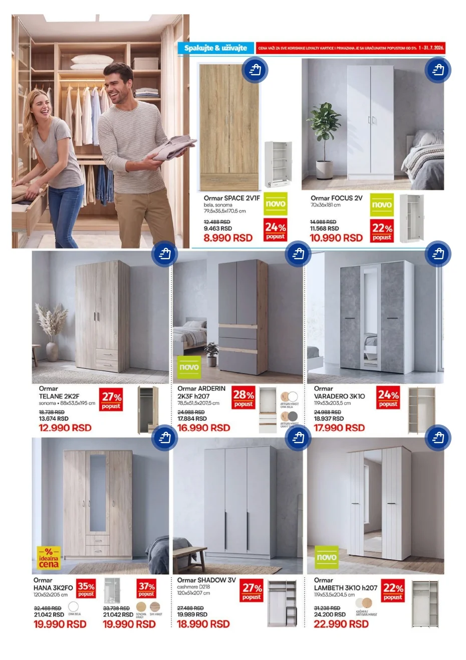 Forma Ideale katalog GARDEROBERI 1-31.7.2026. - str. 3