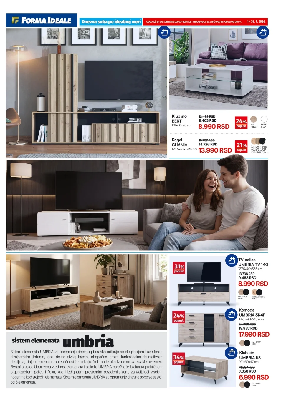 Forma ideale katalog DNEVNA SOBA 1-31.7.2026. - str. 3