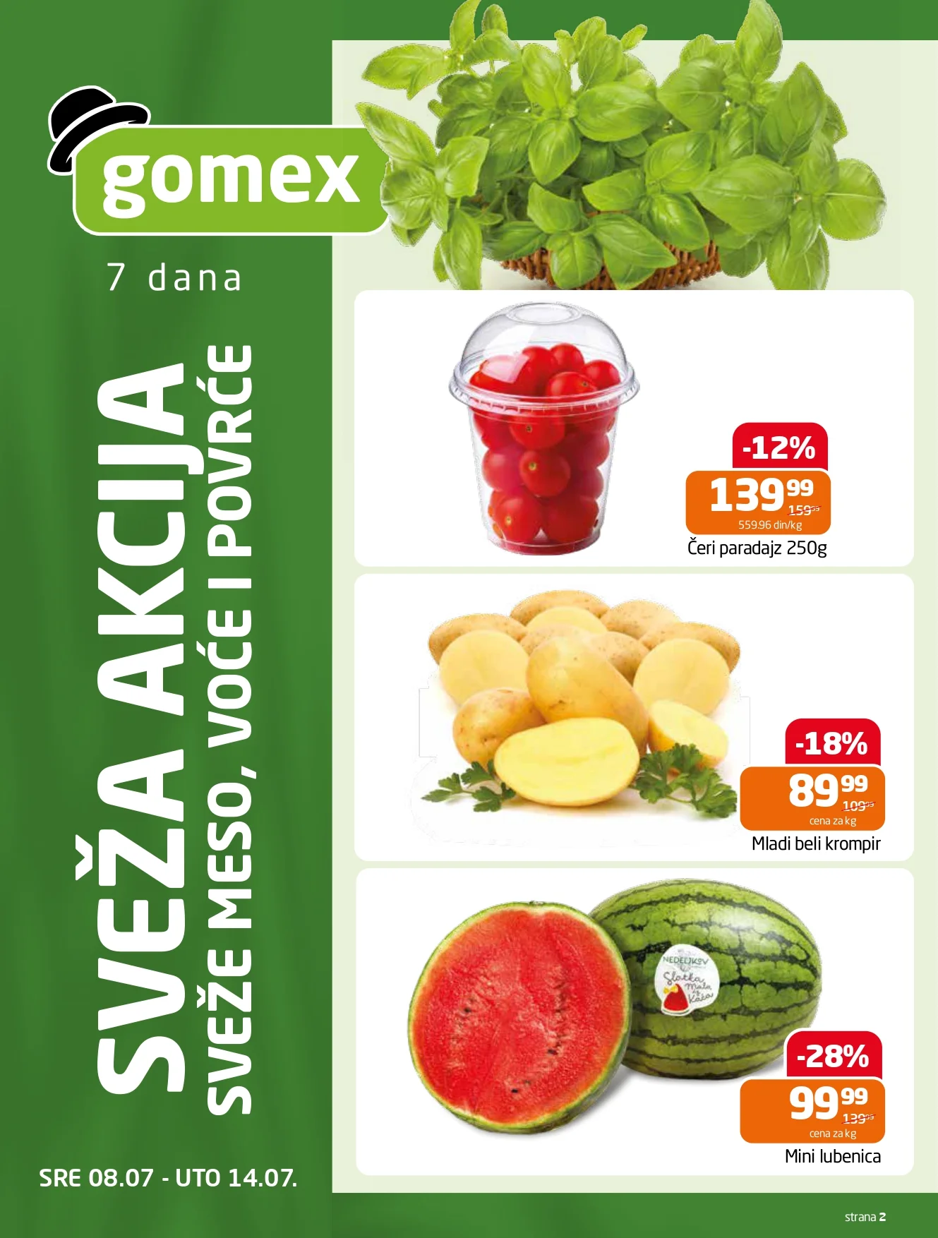 Gomex katalog AKCIJE IZ ŠEŠIRA 8-21.7.2026. - str. 2