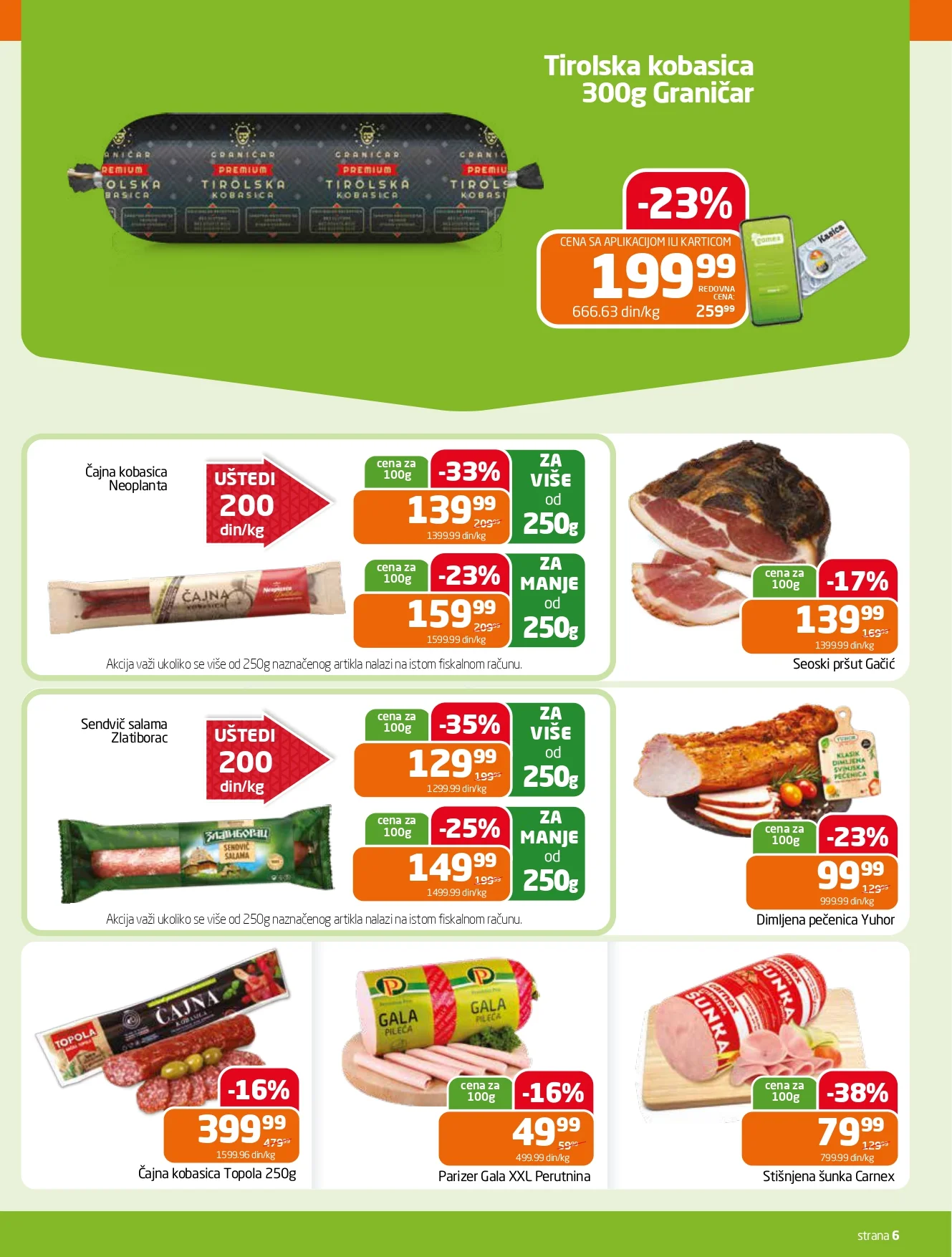 Gomex katalog AKCIJE IZ ŠEŠIRA 8-21.7.2026. - str. 6