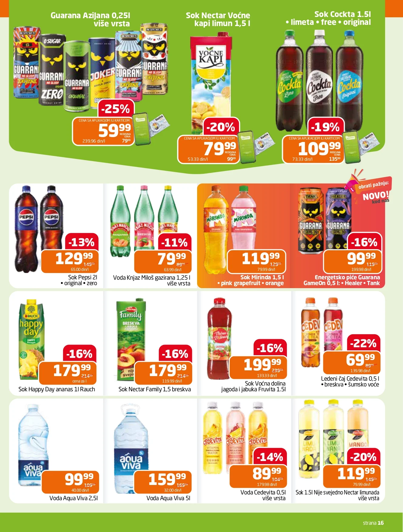 Gomex katalog AKCIJE IZ ŠEŠIRA 8-21.7.2026. - str. 16