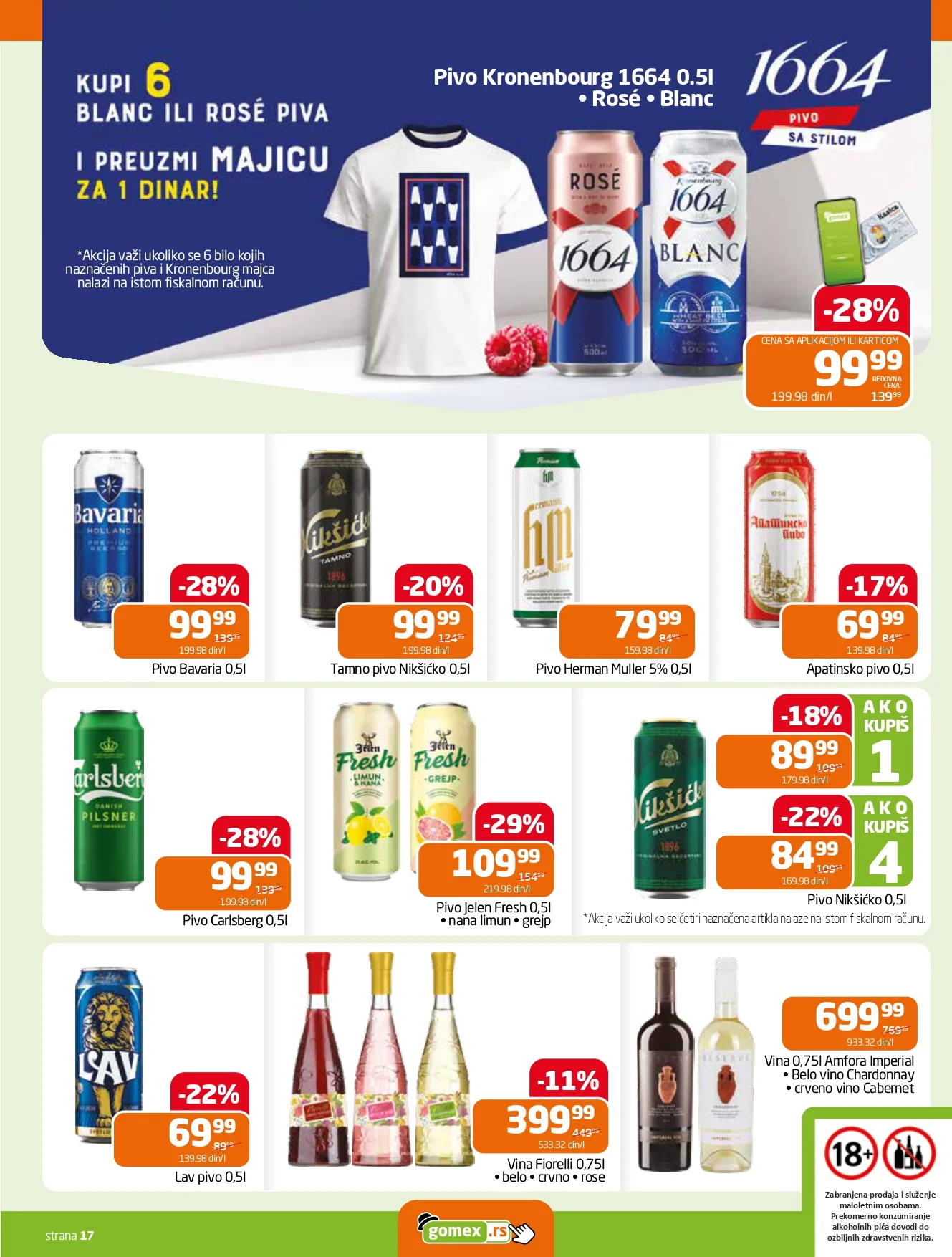Gomex katalog AKCIJE IZ ŠEŠIRA 8-21.7.2026. - str. 17