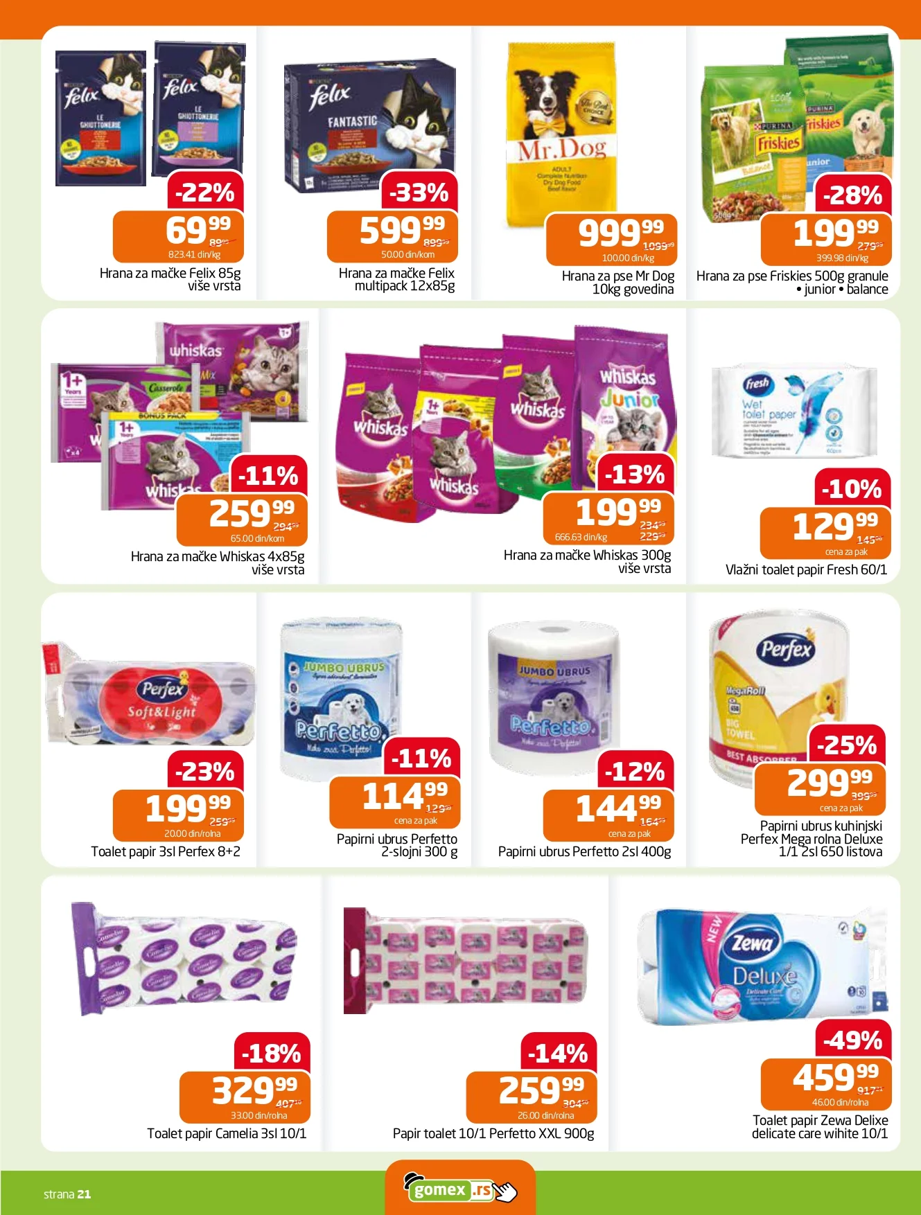 Gomex katalog AKCIJE IZ ŠEŠIRA 8-21.7.2026. - str. 21