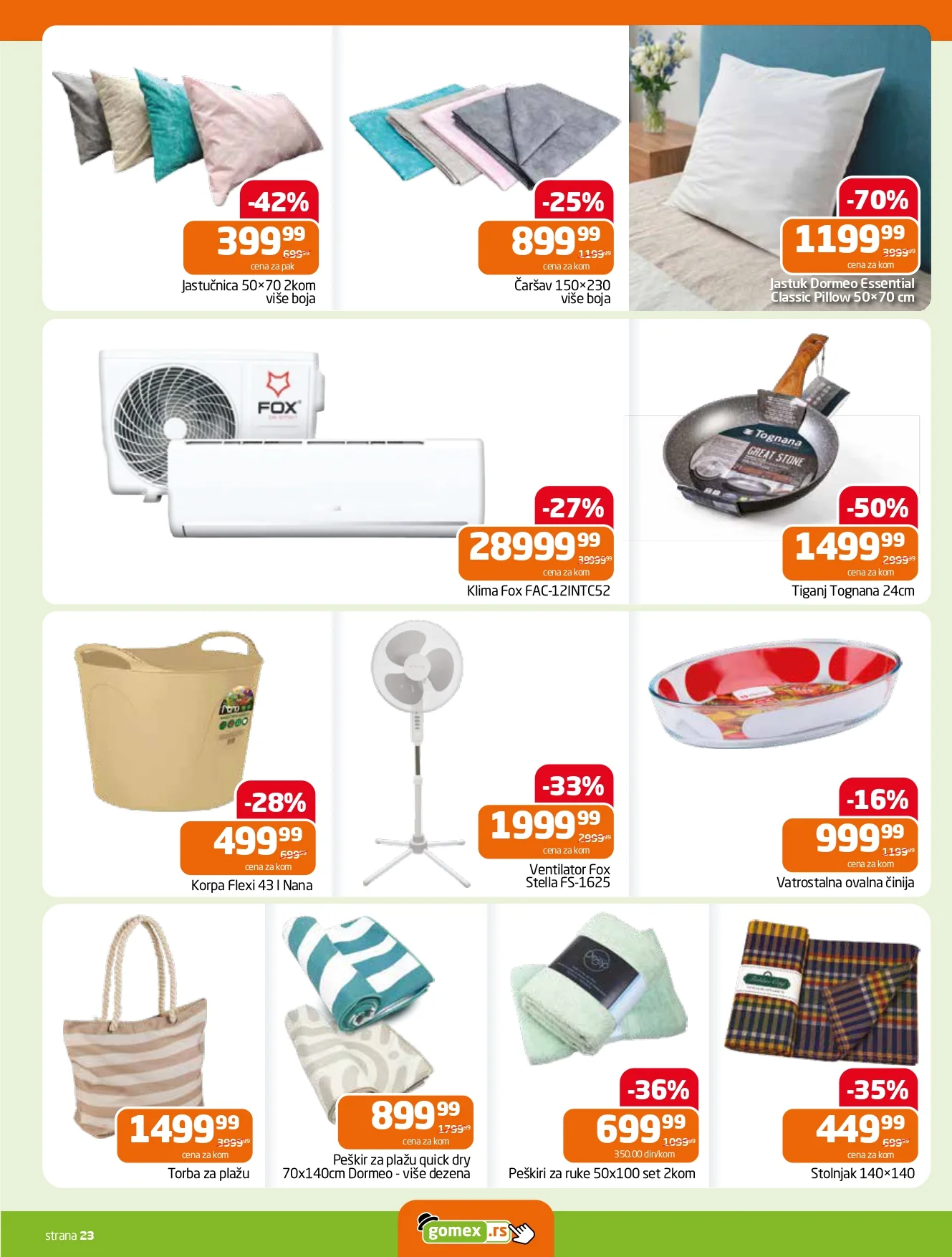 Gomex katalog AKCIJE IZ ŠEŠIRA 8-21.7.2026. - str. 23