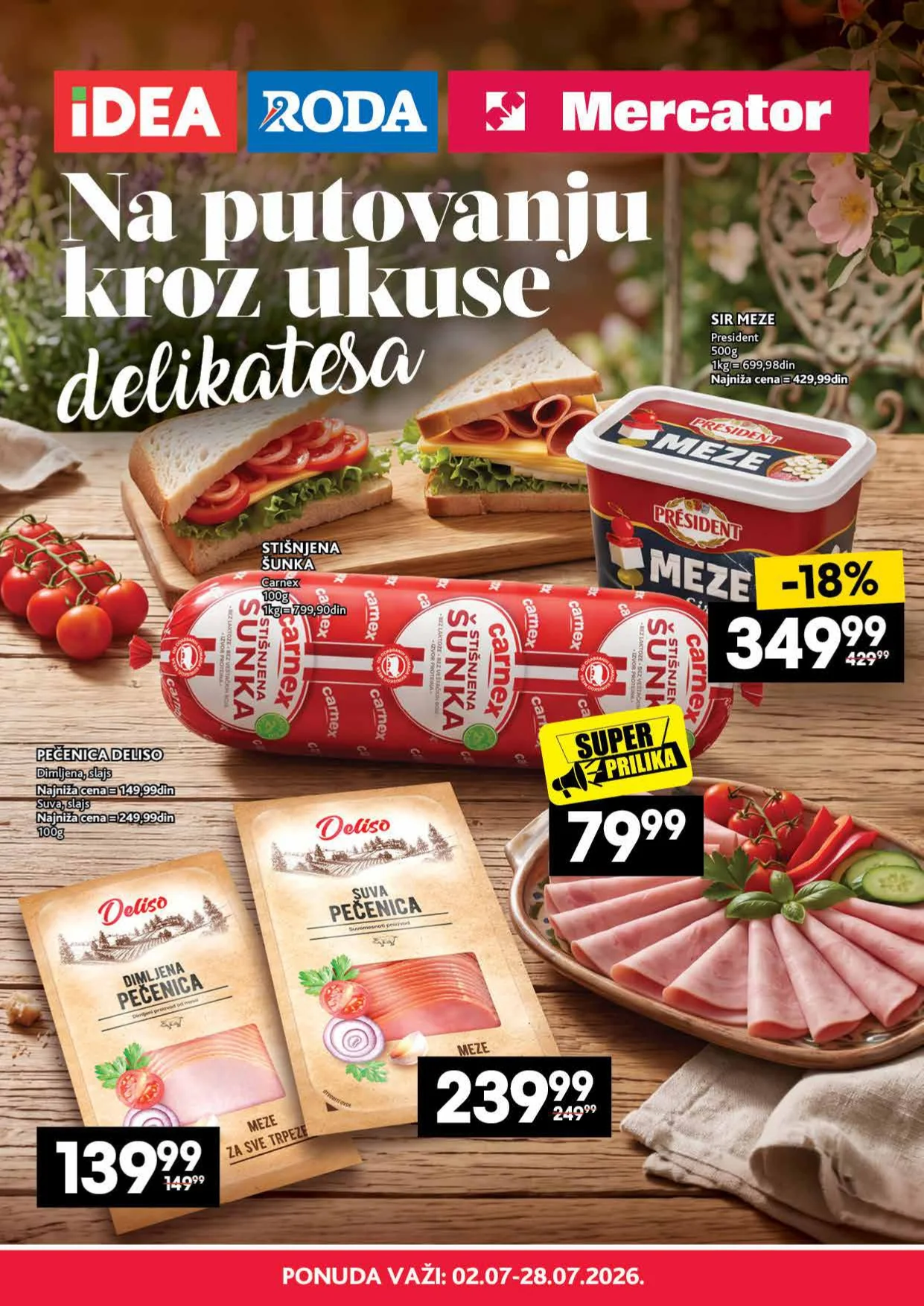 Roda & Idea katalog SPECIJAL DELIKATESA 2-28.7.2026. - str. 1