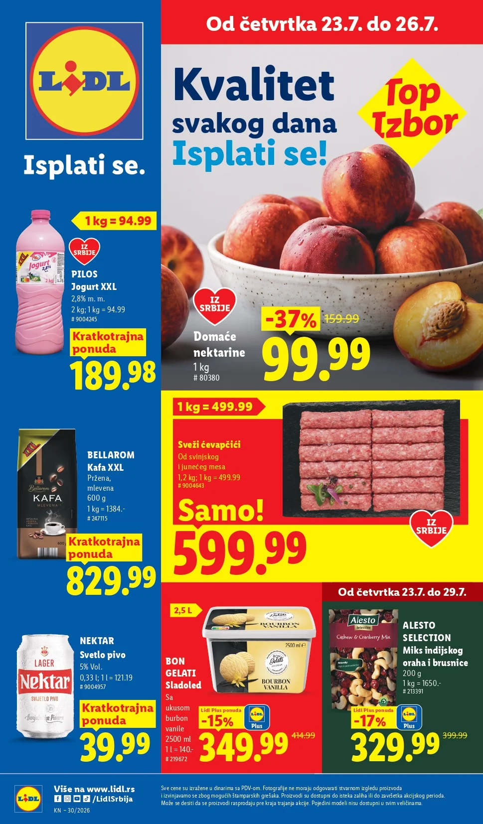 Lidl katalog 23-29.7.2026. - str. 1
