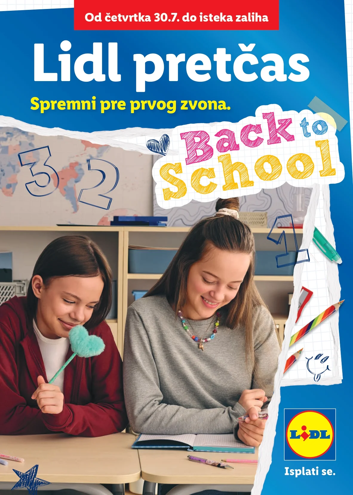 Lidl katalog ŠKOLA od 30.7.2026. do isteka zaliha - str. 1