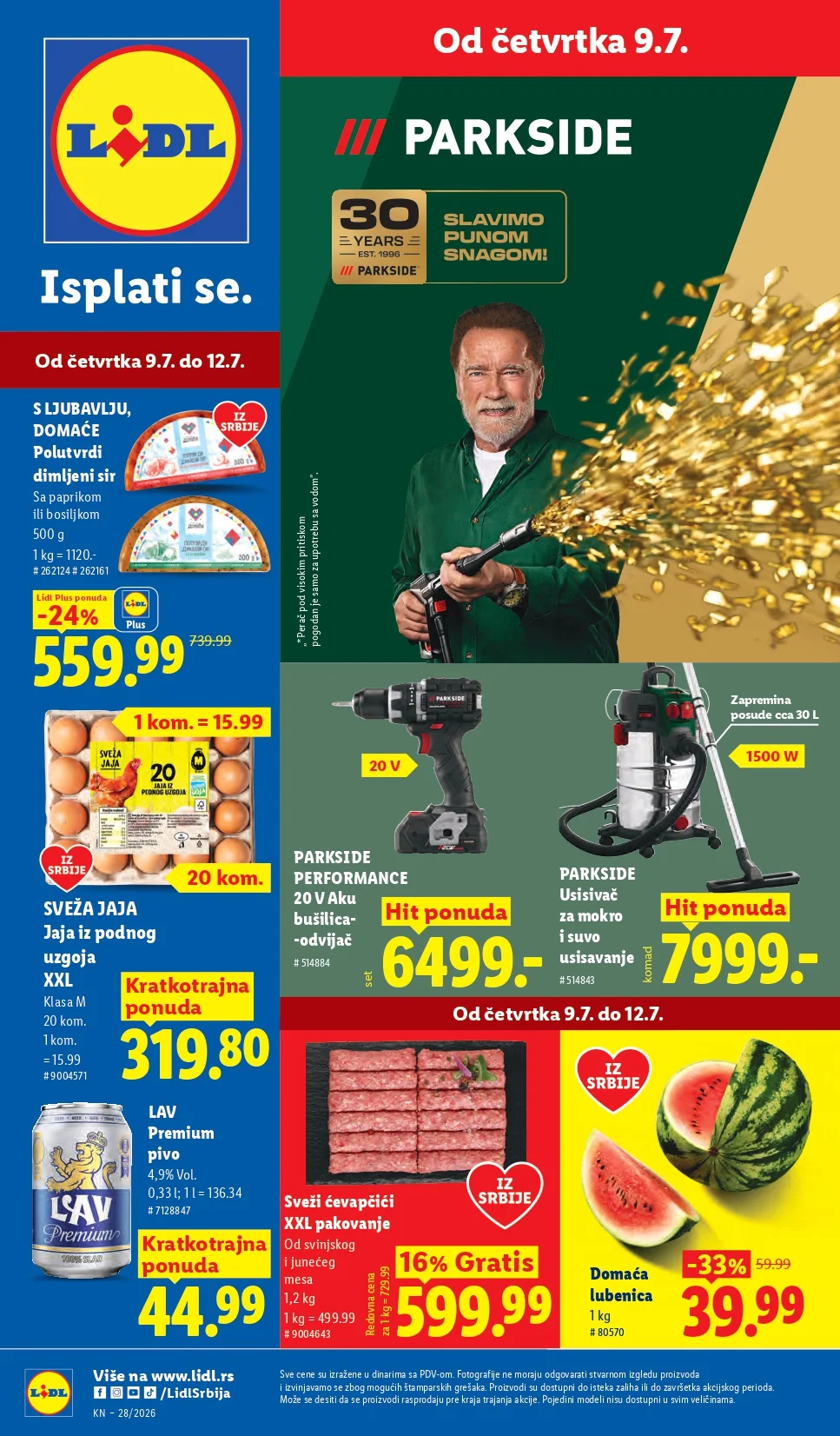 Lidl katalog 9-15.7.2026. - str. 1