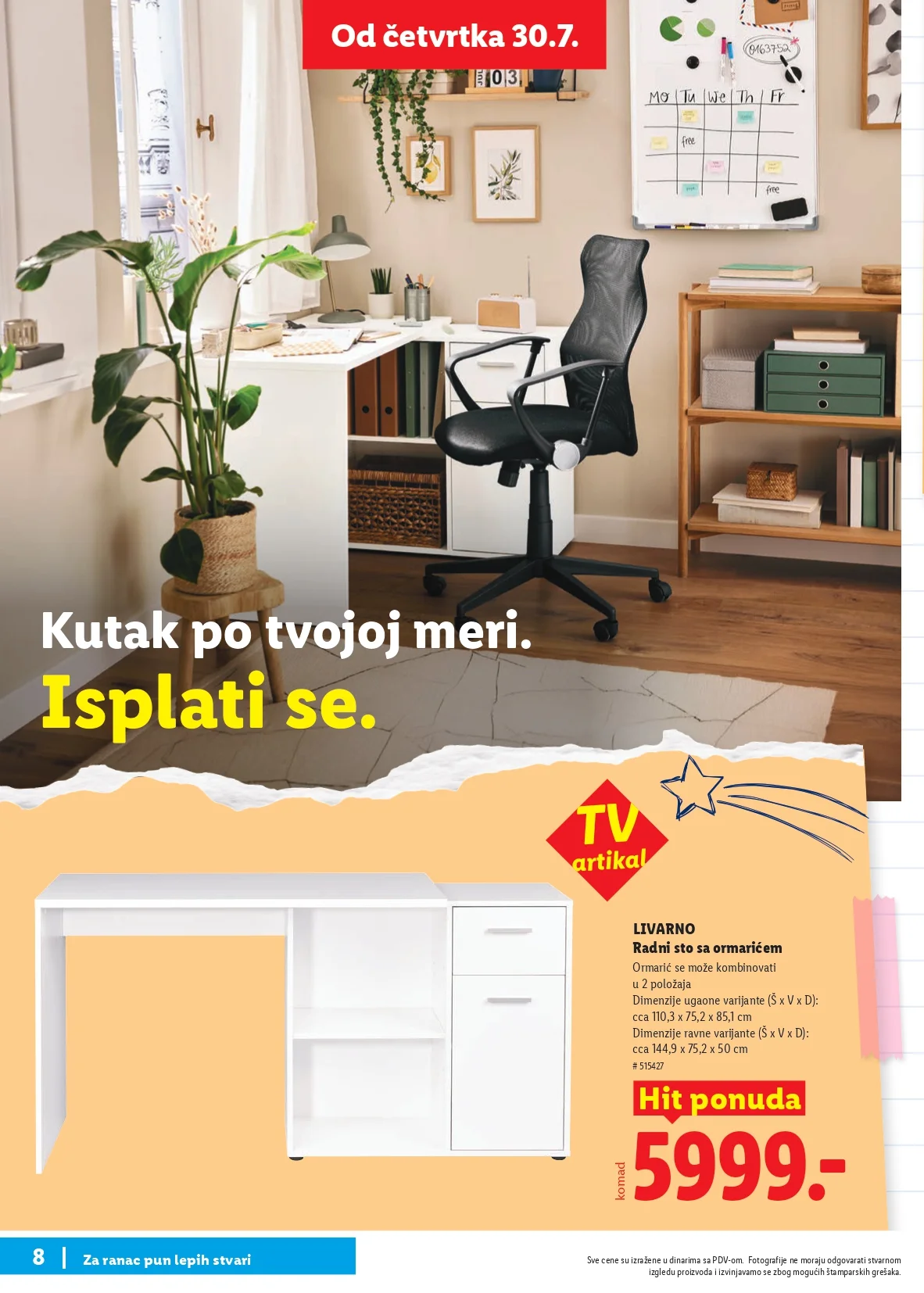 Lidl katalog ŠKOLA od 30.7.2026. do isteka zaliha - str. 8