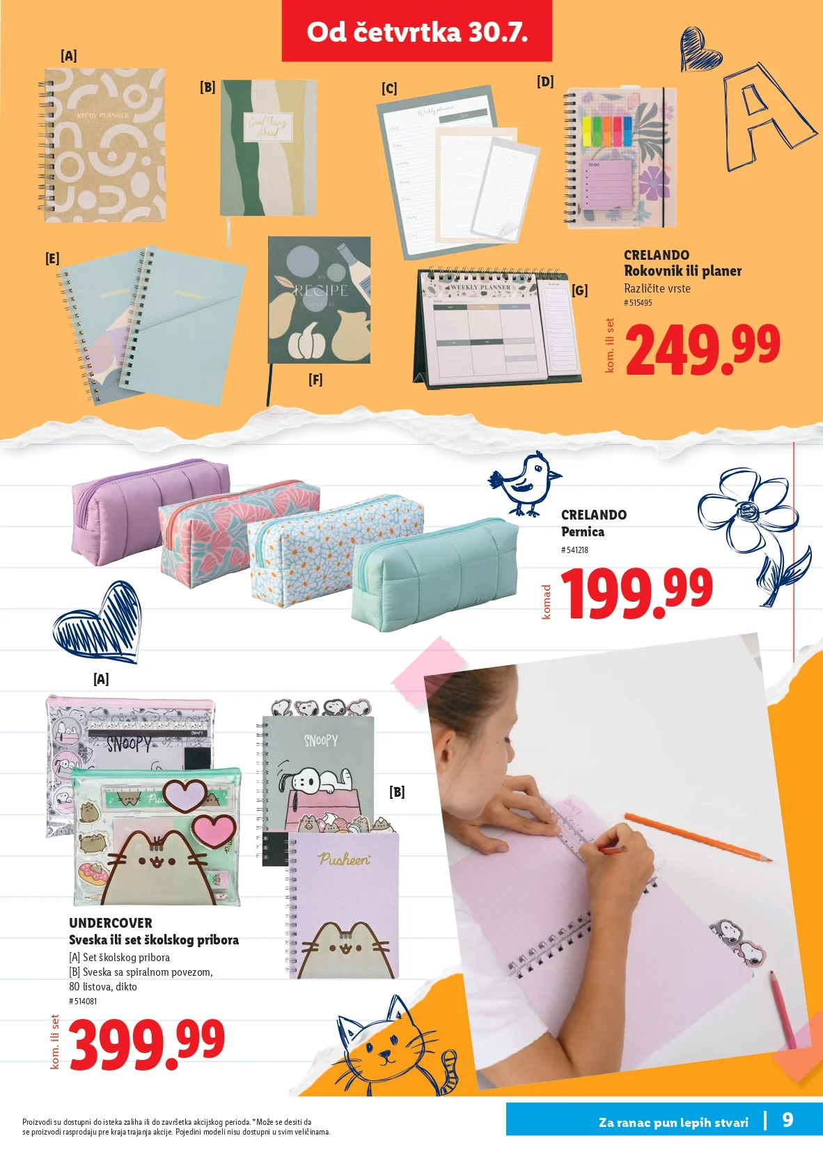 Lidl katalog ŠKOLA od 30.7.2026. do isteka zaliha - str. 9