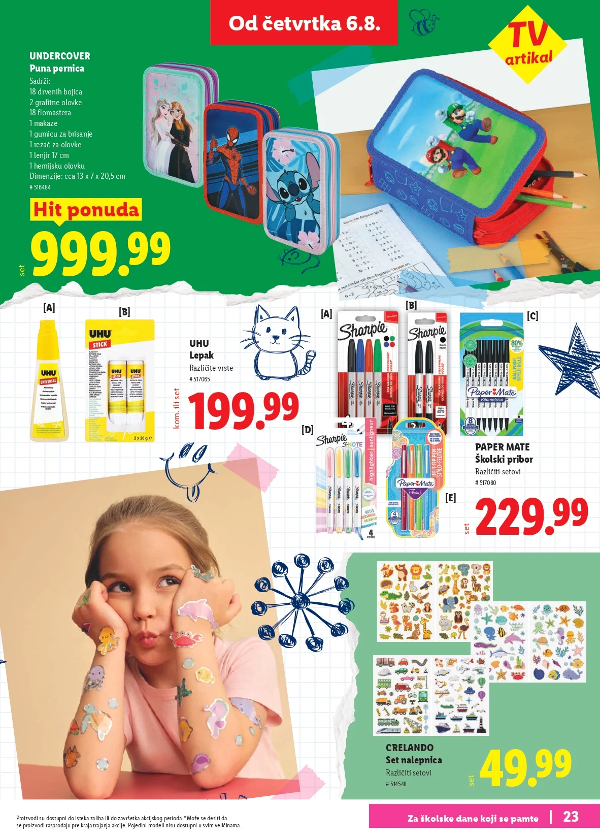 Lidl katalog ŠKOLA od 30.7.2026. do isteka zaliha - str. 23