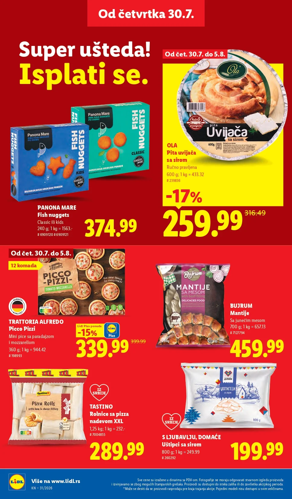 Lidl katalog 30.7-5.8.2026. - str. 26