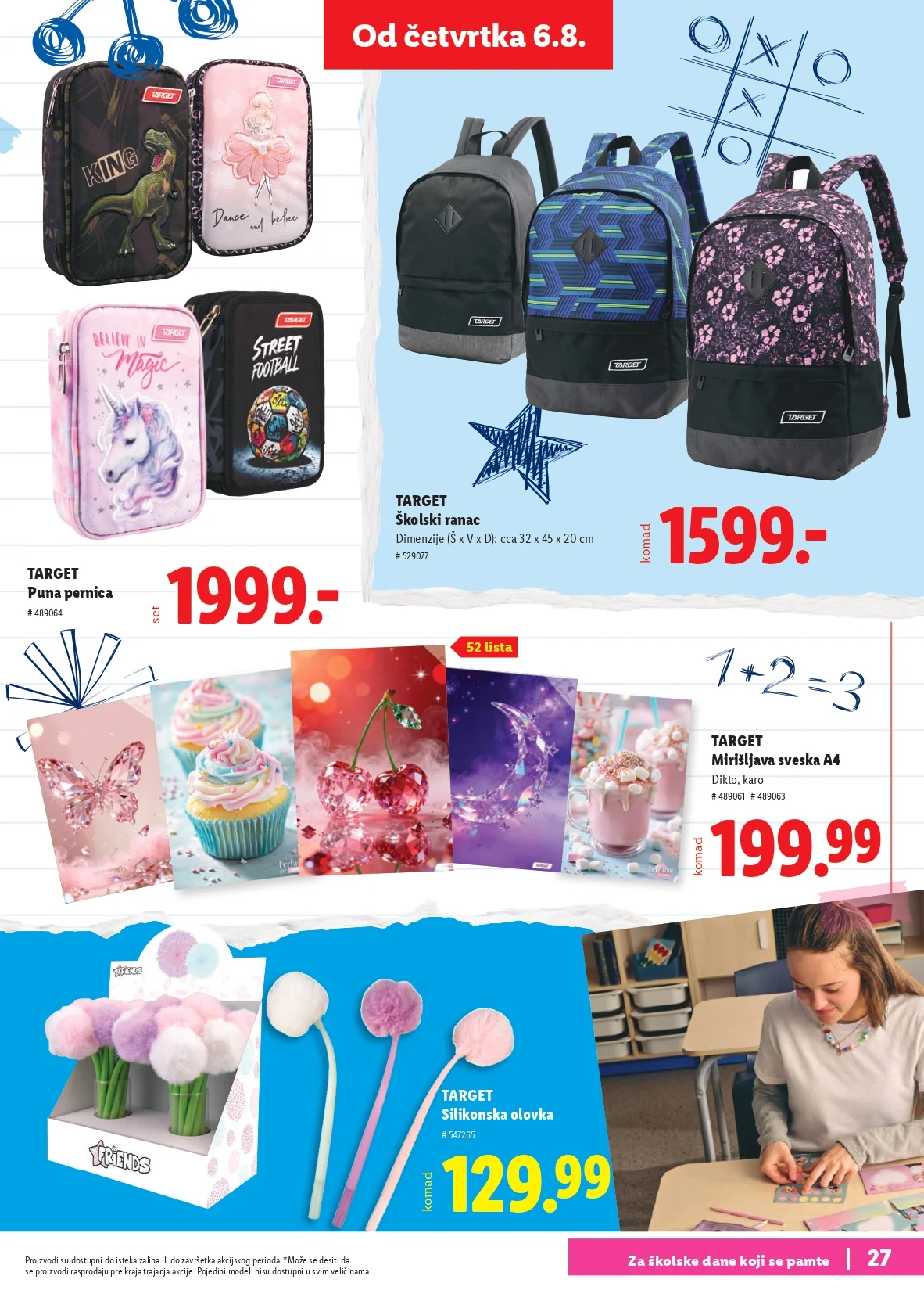 Lidl katalog ŠKOLA od 30.7.2026. do isteka zaliha - str. 27