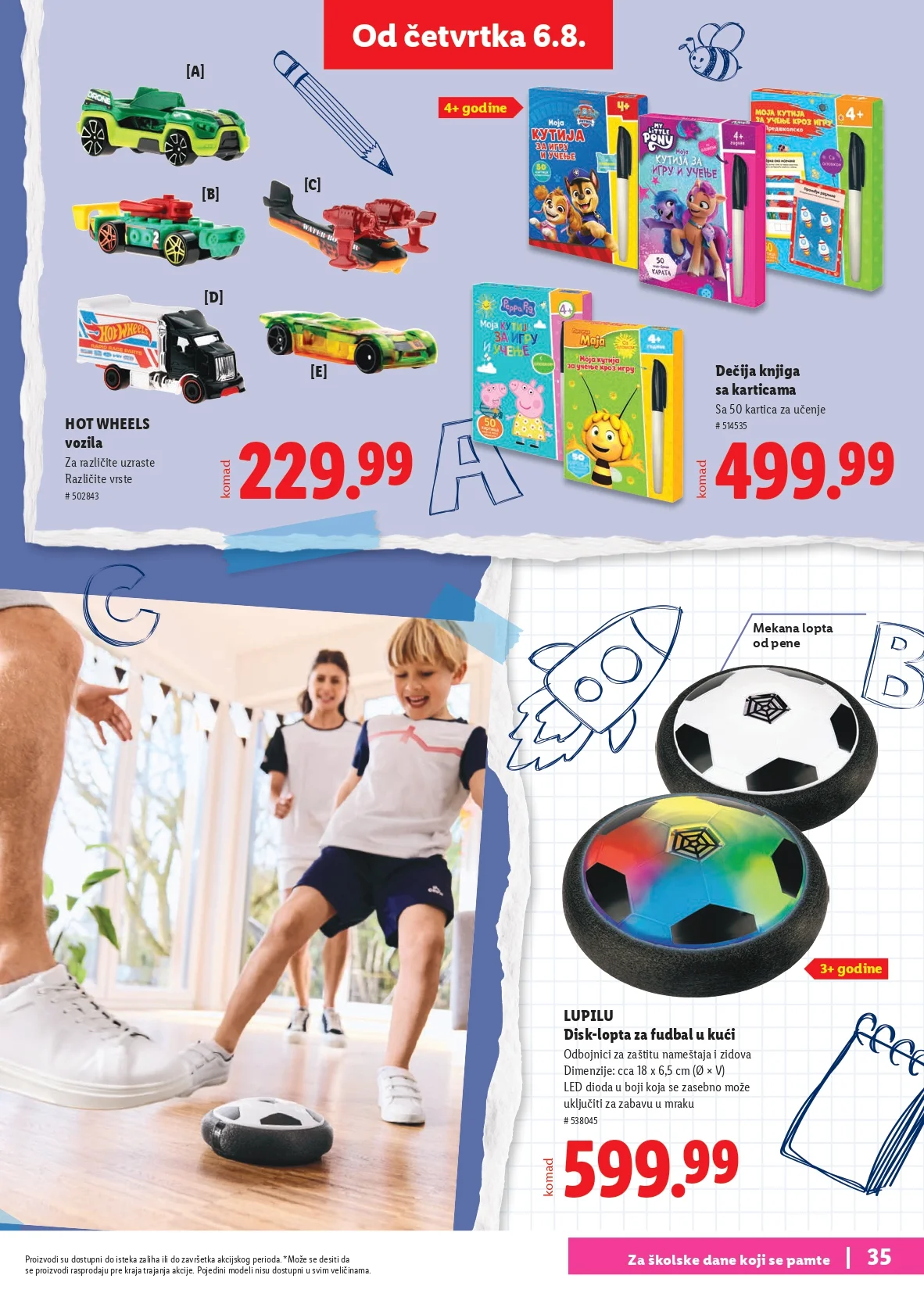 Lidl katalog ŠKOLA od 30.7.2026. do isteka zaliha - str. 35