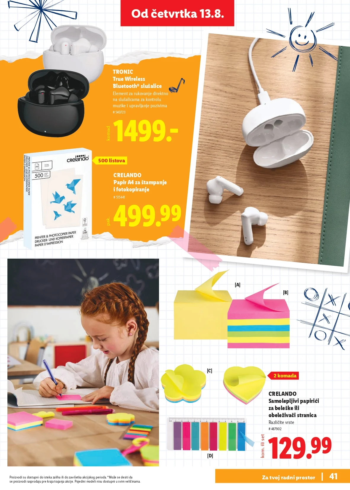 Lidl katalog ŠKOLA od 30.7.2026. do isteka zaliha - str. 41