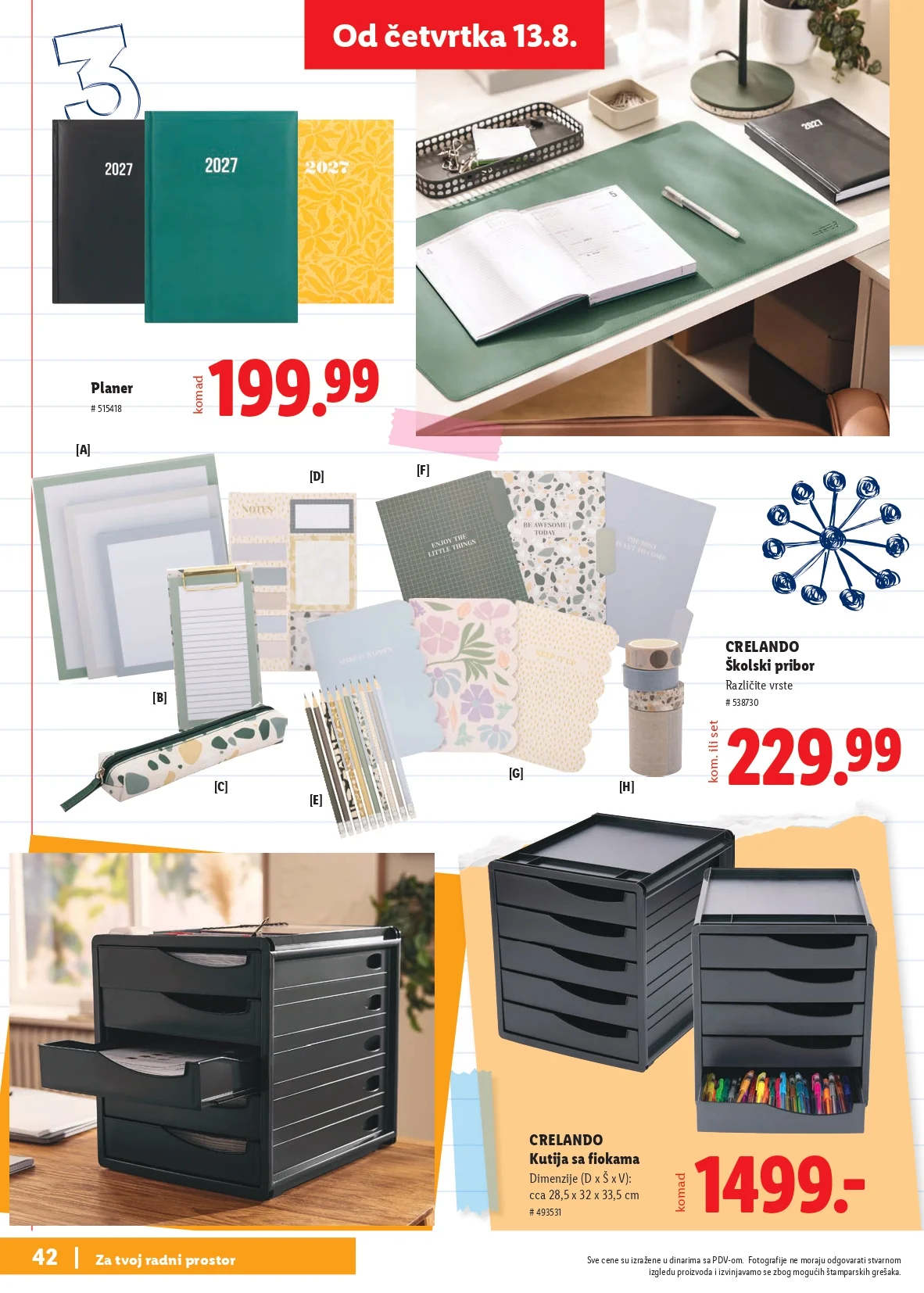 Lidl katalog ŠKOLA od 30.7.2026. do isteka zaliha - str. 42