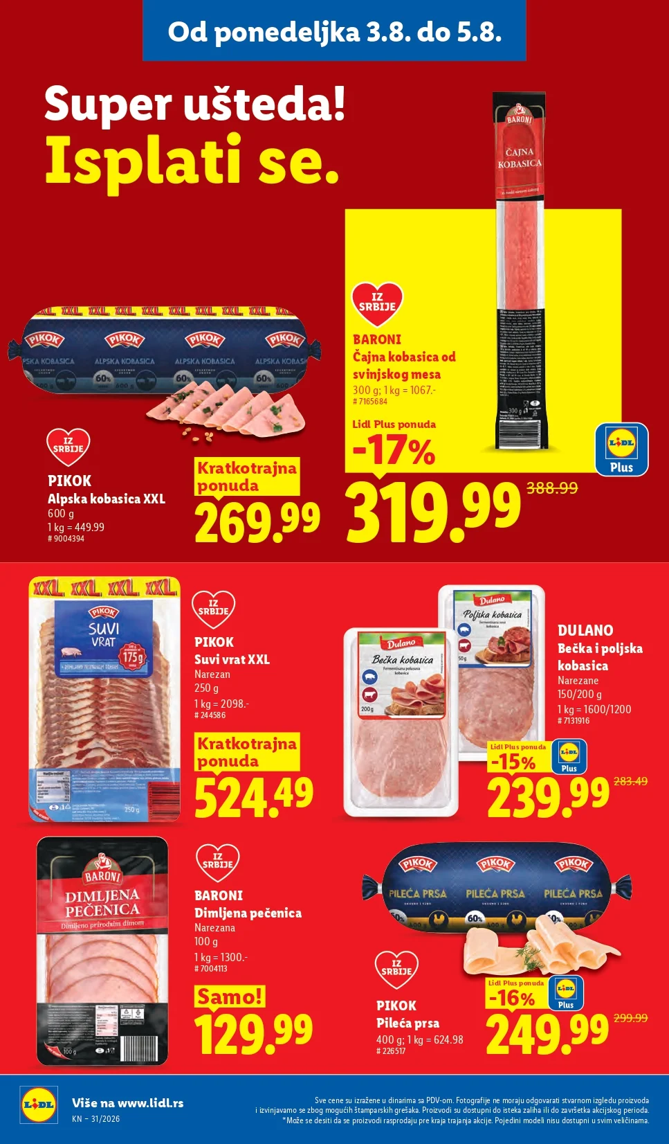 Lidl katalog 30.7-5.8.2026. - str. 96