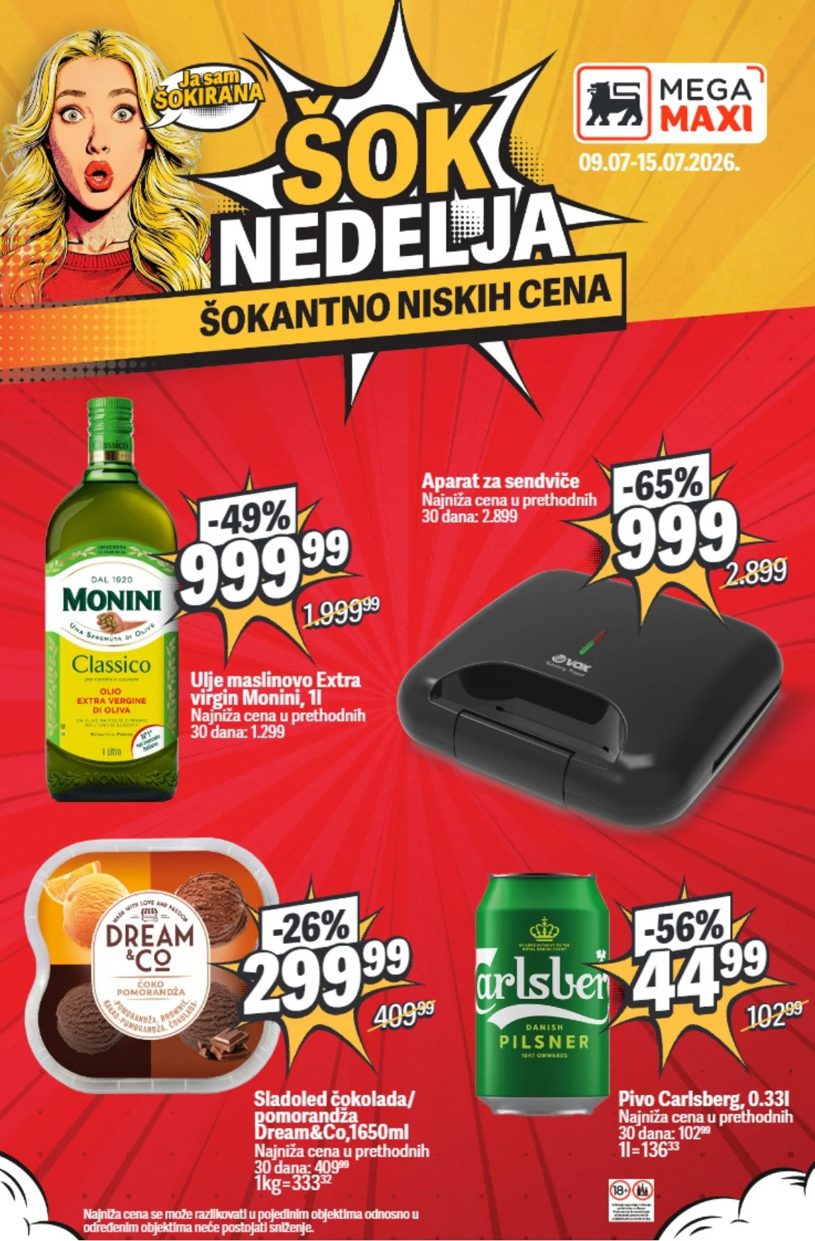 Mega Maxi katalog ŠOK NEDELJA 9-15.7.2026. - str. 1