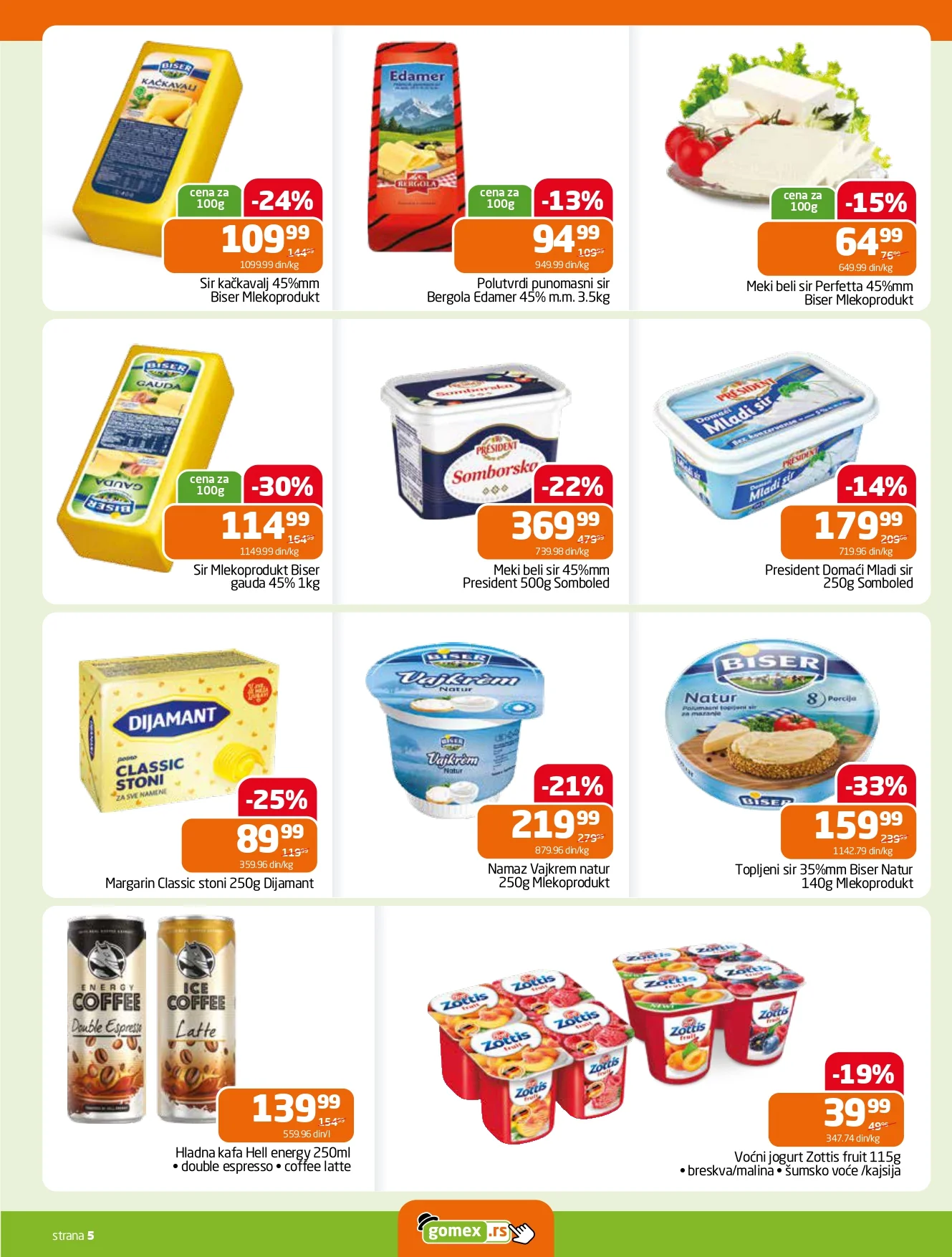 Gomex katalog AKCIJE IZ ŠEŠIRA 22.7-4.8.2026. - str. 5