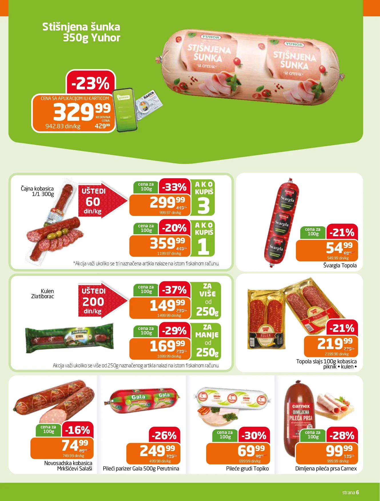 Gomex katalog AKCIJE IZ ŠEŠIRA 22.7-4.8.2026. - str. 6