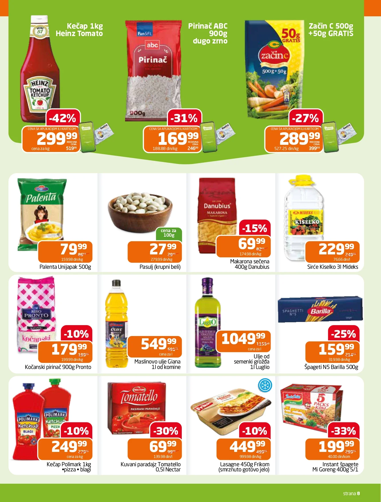 Gomex katalog AKCIJE IZ ŠEŠIRA 22.7-4.8.2026. - str. 8