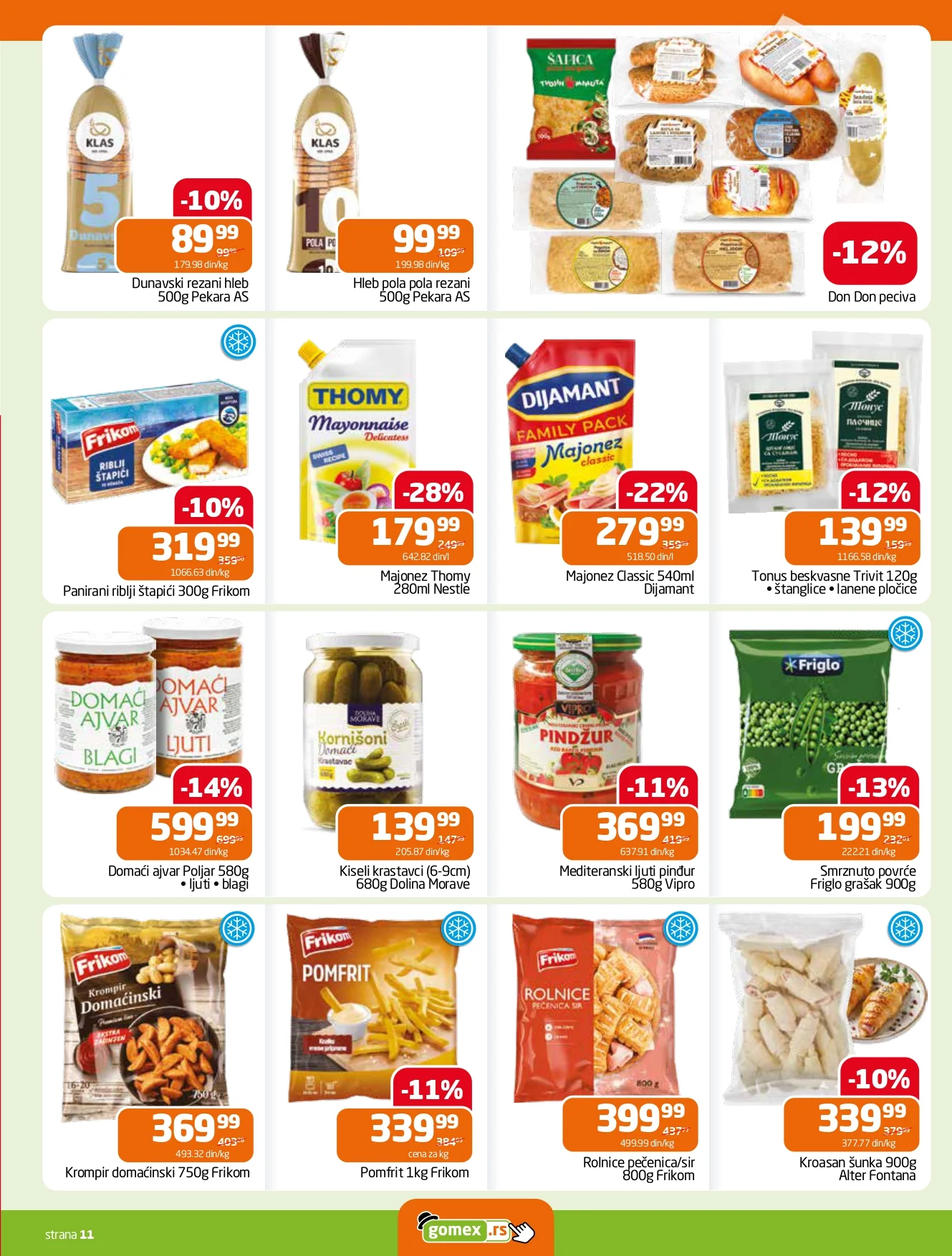 Gomex katalog AKCIJE IZ ŠEŠIRA 22.7-4.8.2026. - str. 11