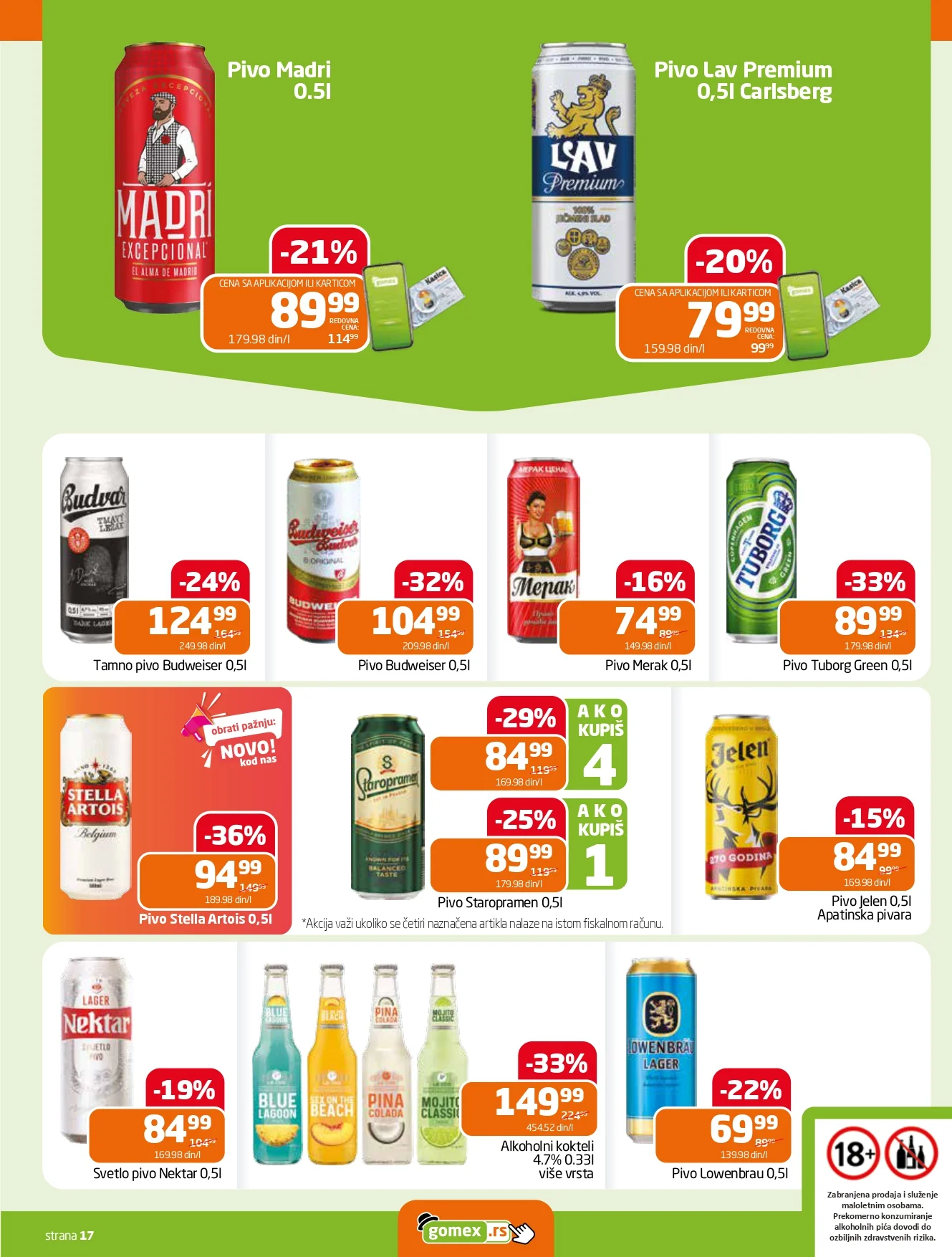 Gomex katalog AKCIJE IZ ŠEŠIRA 22.7-4.8.2026. - str. 17