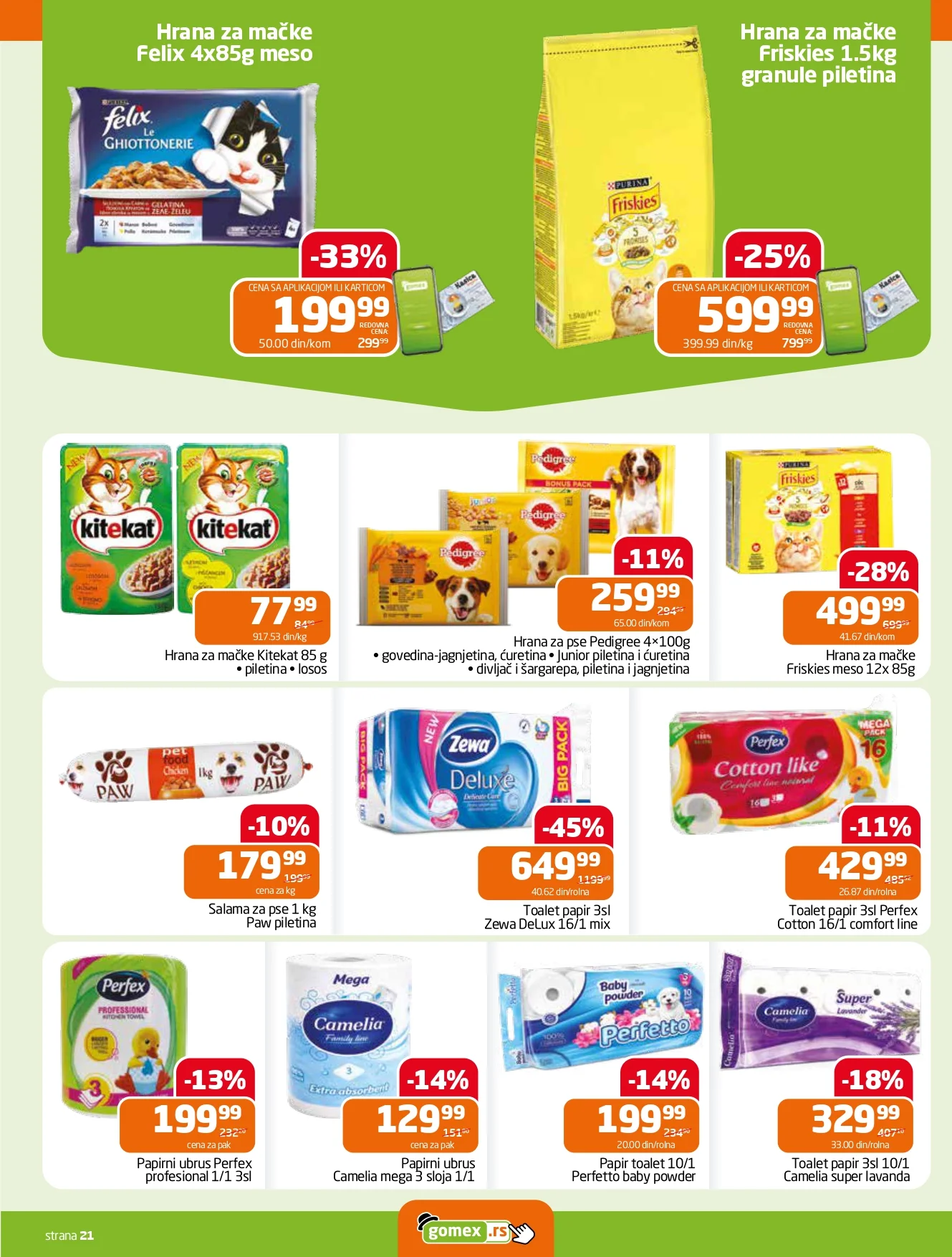 Gomex katalog AKCIJE IZ ŠEŠIRA 22.7-4.8.2026. - str. 21