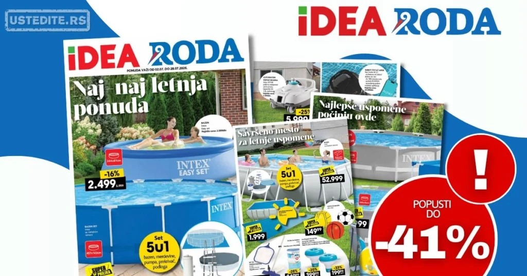 Idea, Roda katalog NAJ NAJ LETNJA PONUDA 2-28.7.2026.