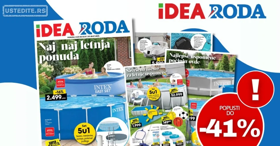 Idea, Roda katalog NAJ NAJ LETNJA PONUDA 2-28.7.2026.