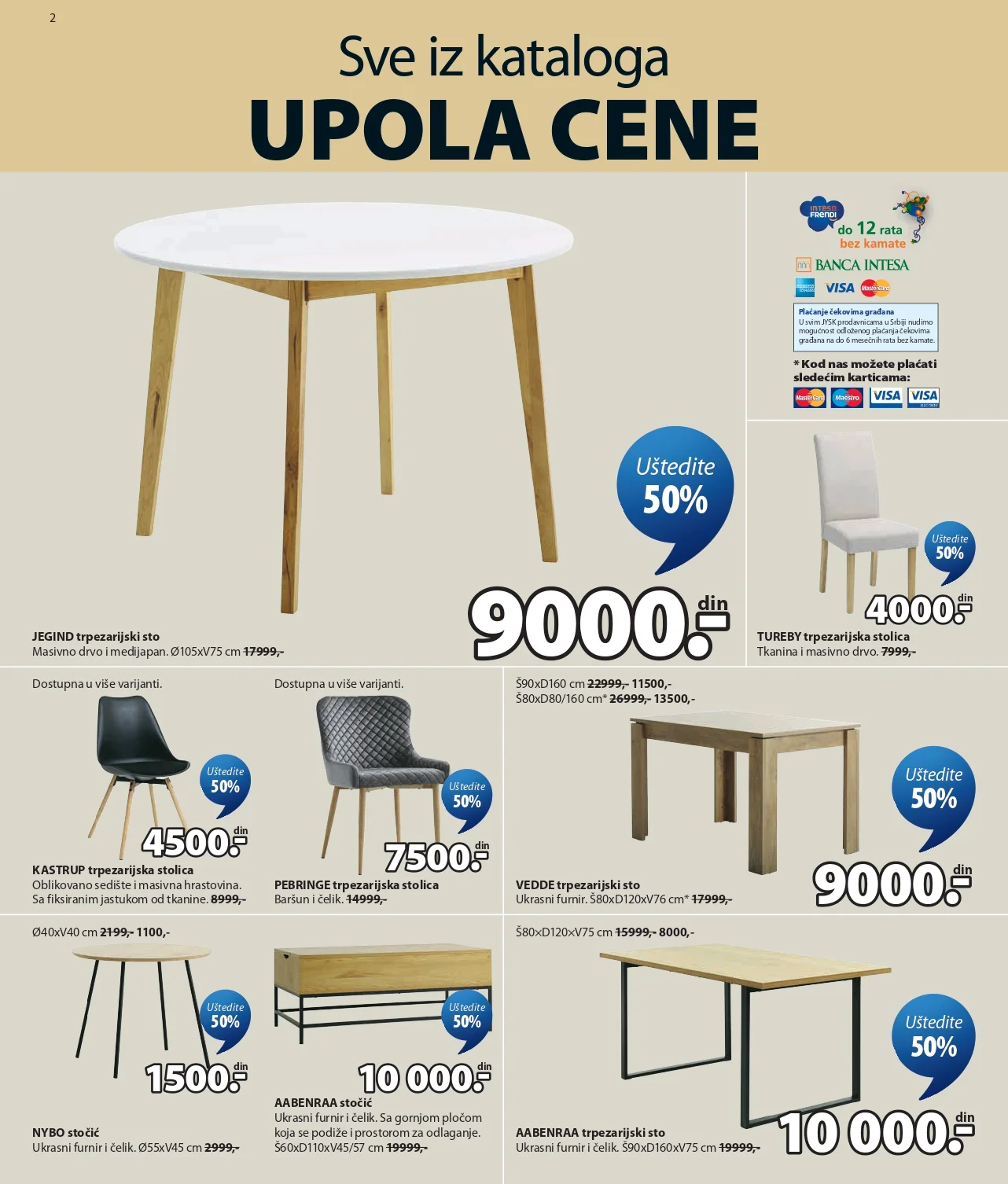 Jysk katalog SVE U POLA CENE 5.8-1.9.2026. - str. 3