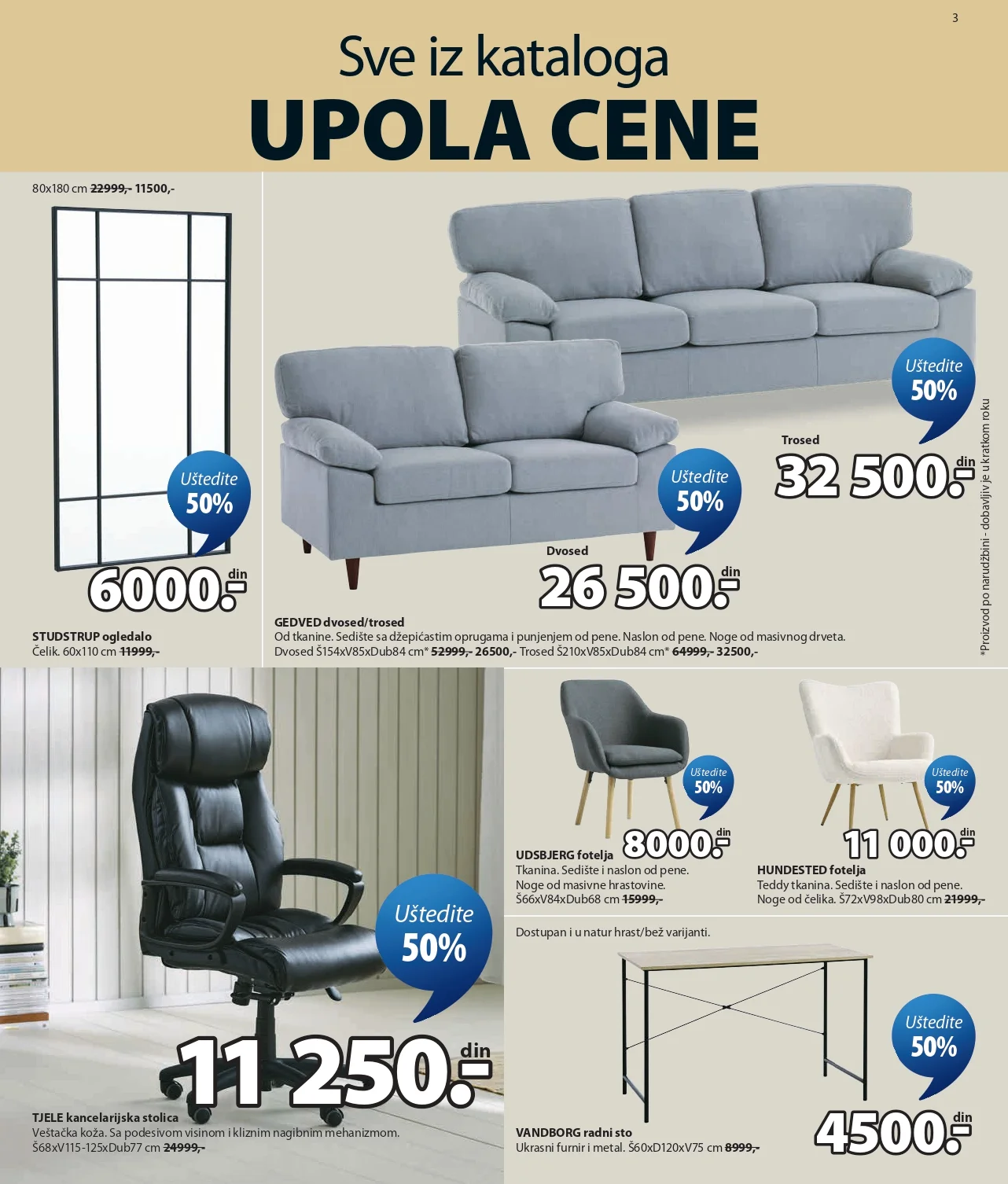 Jysk katalog SVE U POLA CENE 5.8-1.9.2026. - str. 4