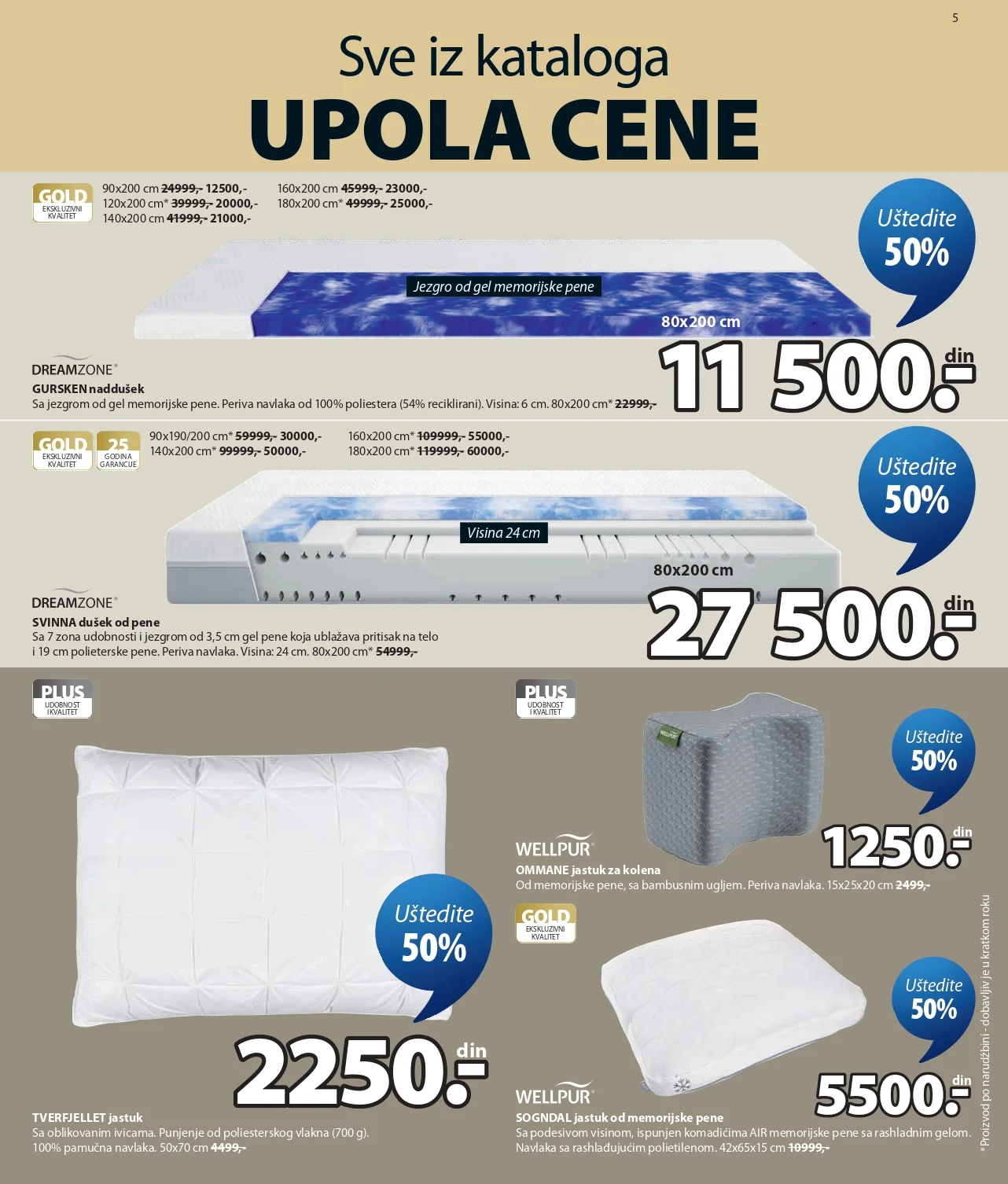 Jysk katalog SVE U POLA CENE 5.8-1.9.2026. - str. 6