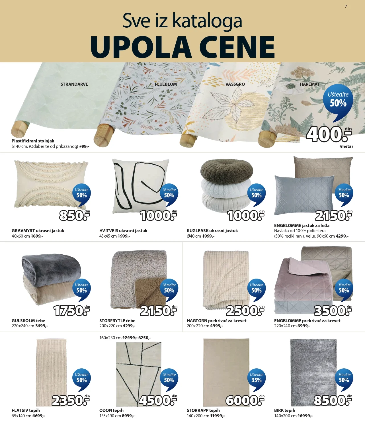 Jysk katalog SVE U POLA CENE 5.8-1.9.2026. - str. 8