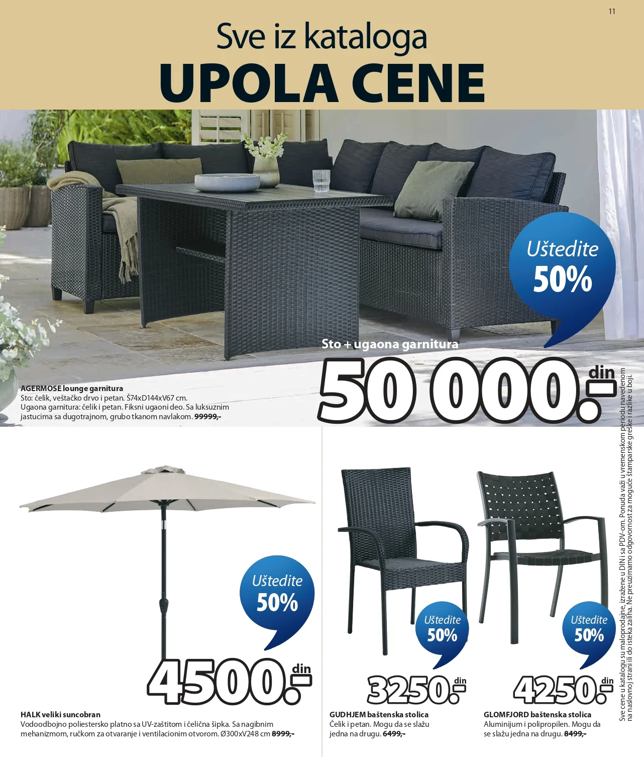 Jysk katalog SVE U POLA CENE 5.8-1.9.2026. - str. 12