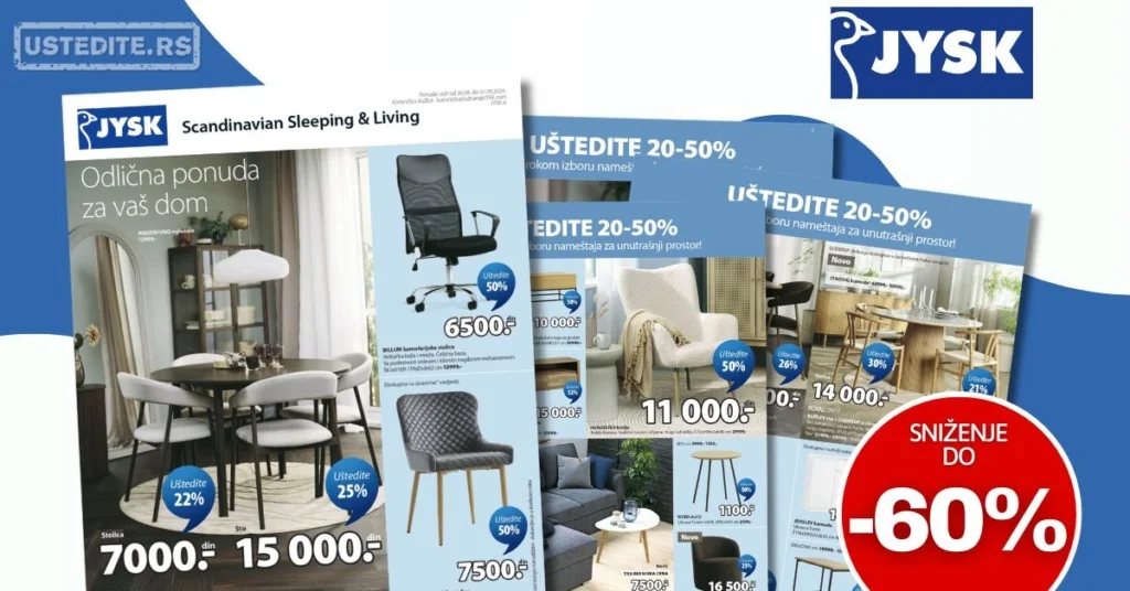 Jysk katalog 26.8-1.9.2026.