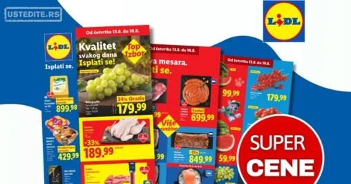 Lidl katalog 13-19.8.2026.
