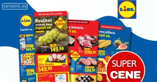Lidl katalog 27.8-2.9.2026.