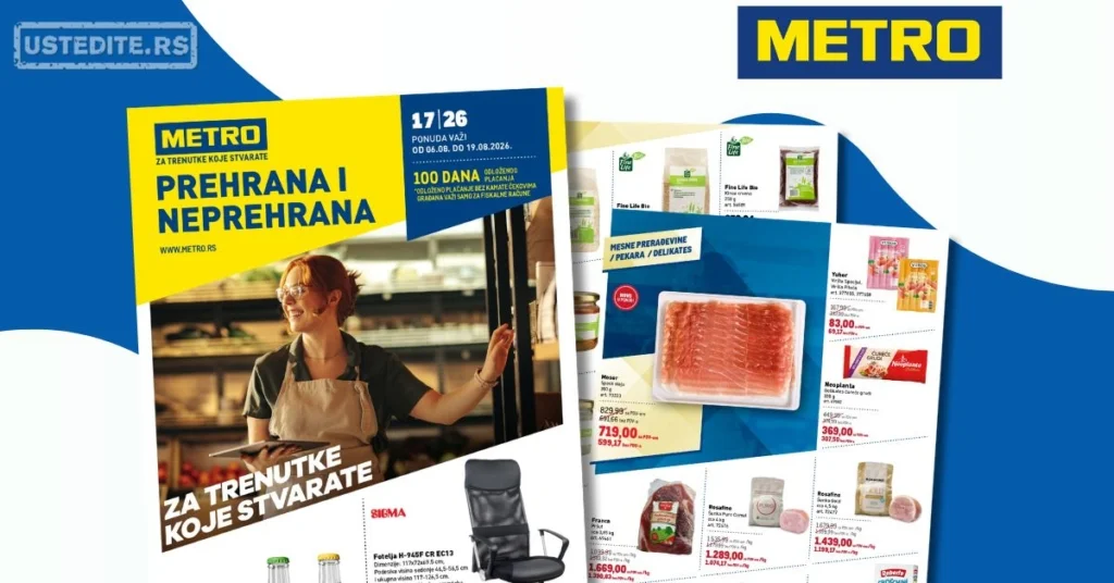 Metro katalog PREHRANA/NEPREHRANA 6-19.8.2026.