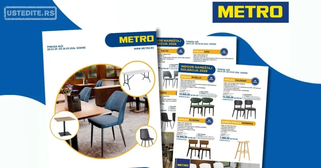 Metro katalog NAMEŠTAJ 1-30.9.2026.