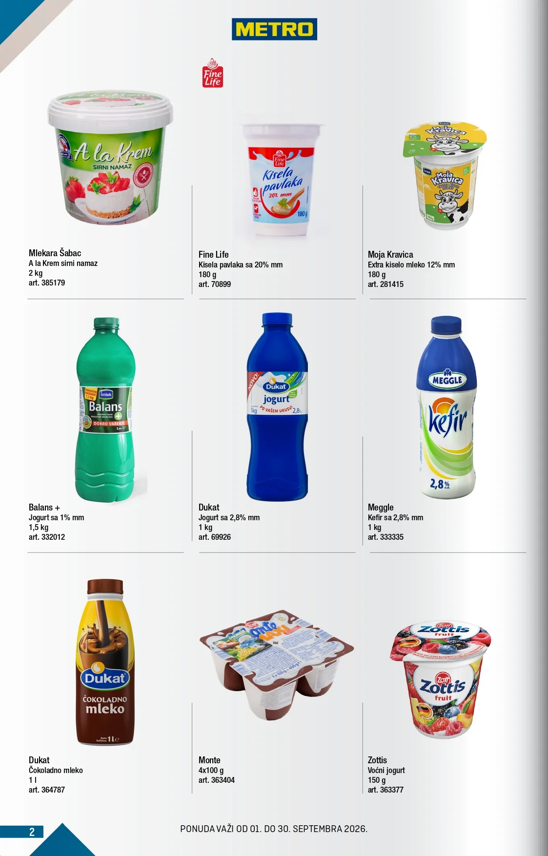 Metro katalog 1-30.9.2026. - str. 2