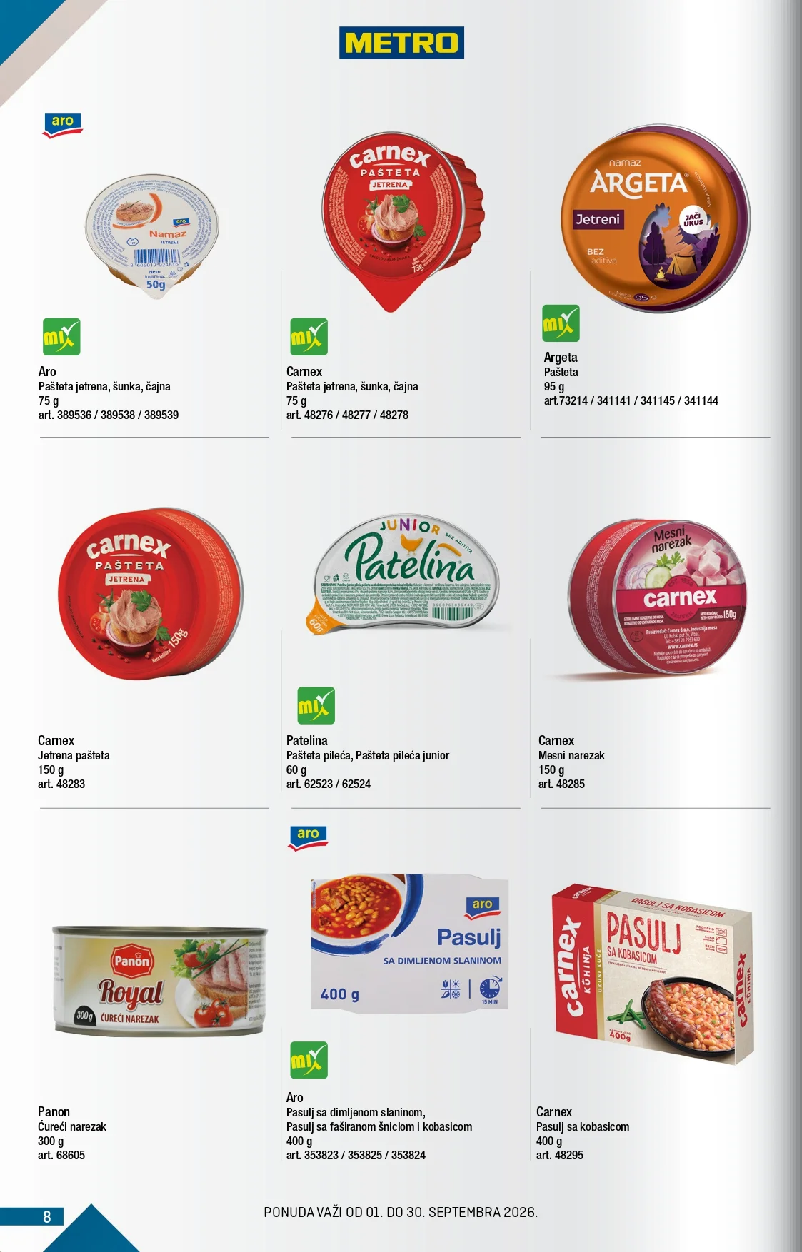 Metro katalog 1-30.9.2026. - str. 8